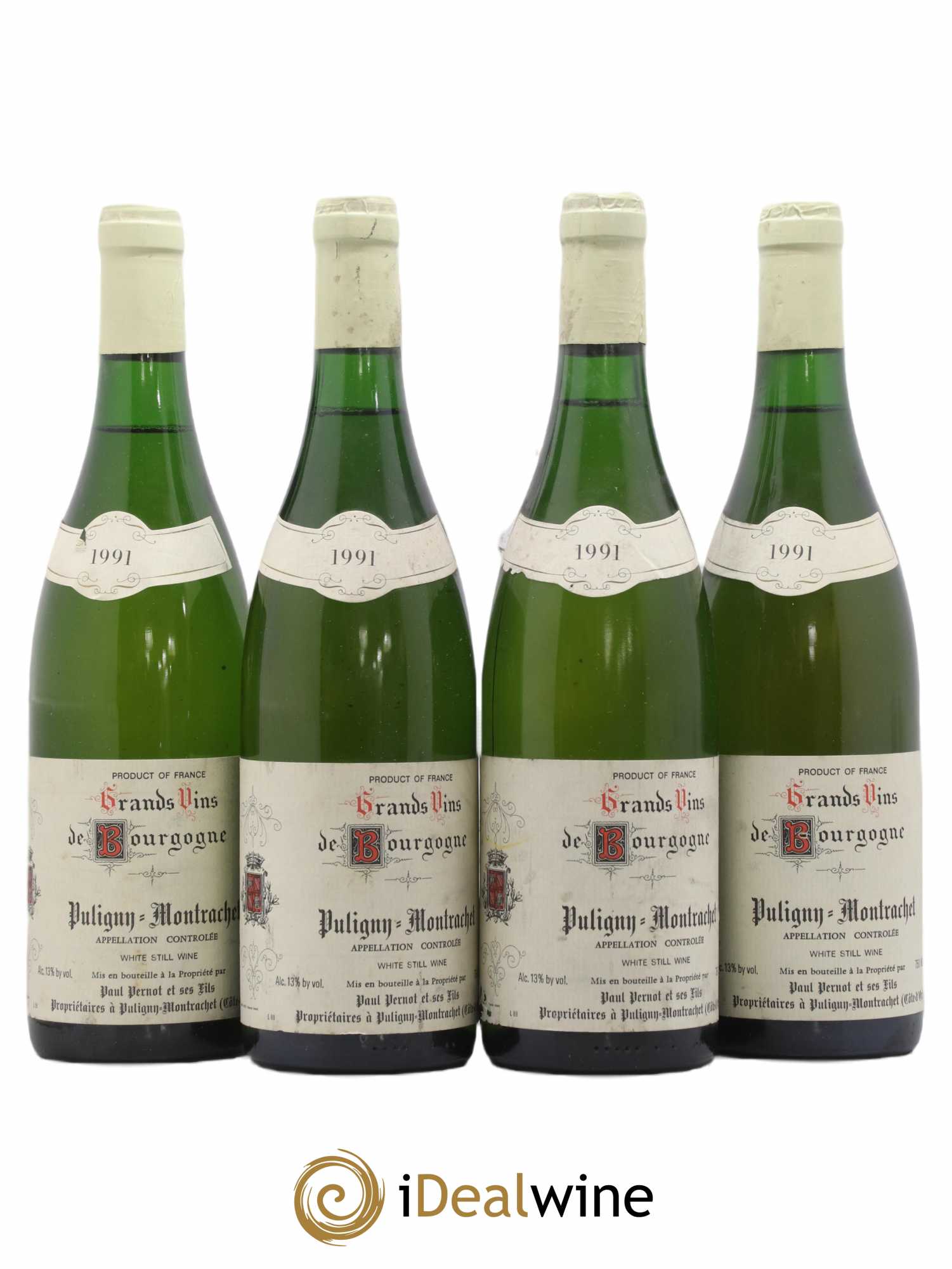 Puligny-Montrachet Paul Pernot Et ses Fils 1991 - Posten von 4 Flaschen - 0