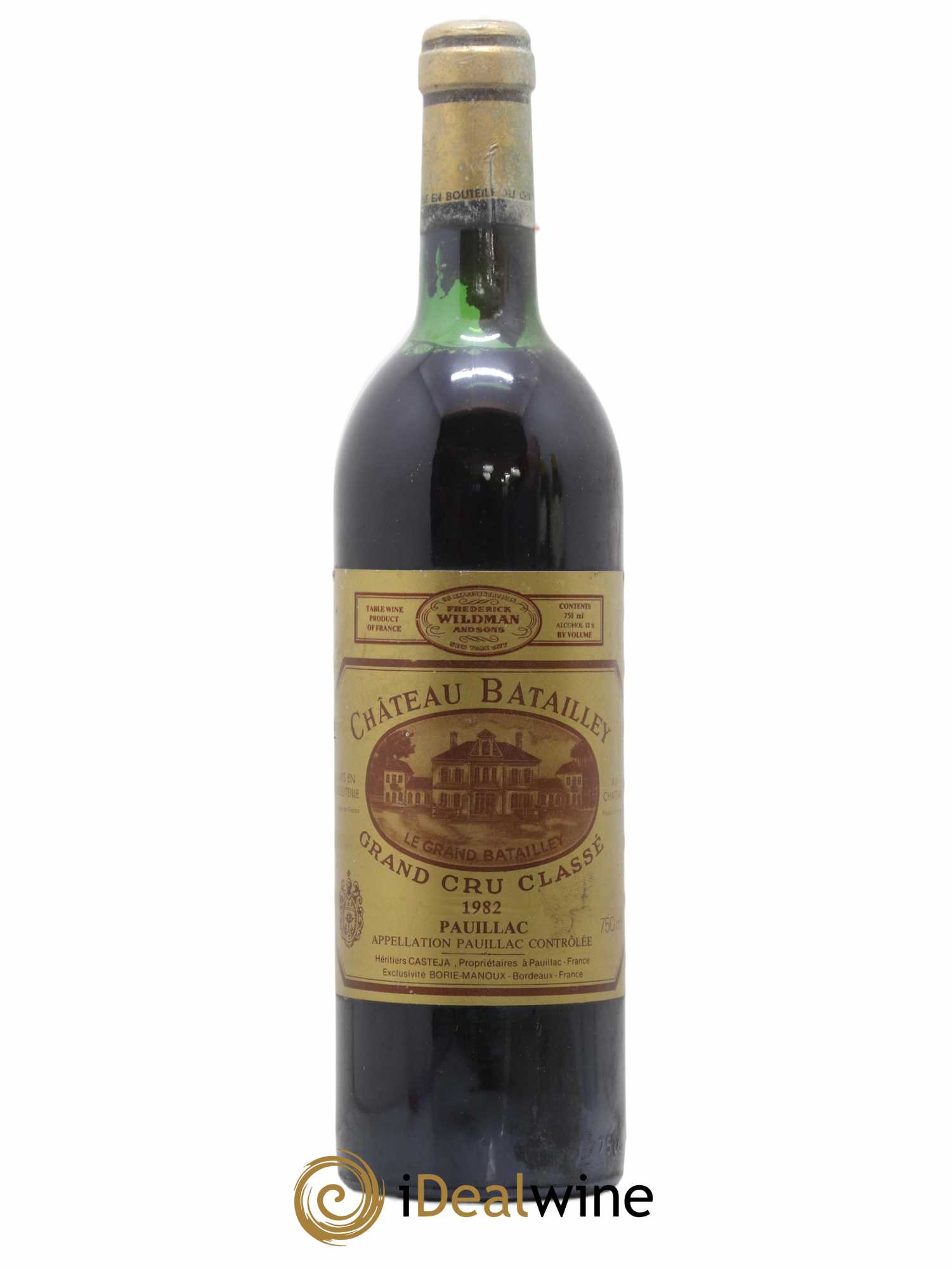 Château Batailley 5ème Grand Cru Classé 1982 - Lot de 1 bouteille - 0