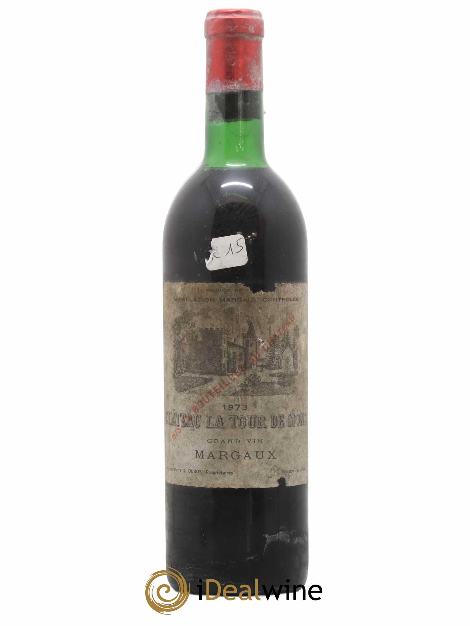 Château la Tour de Mons Cru Bourgeois 1973 - Lot de 1 bouteille - 0