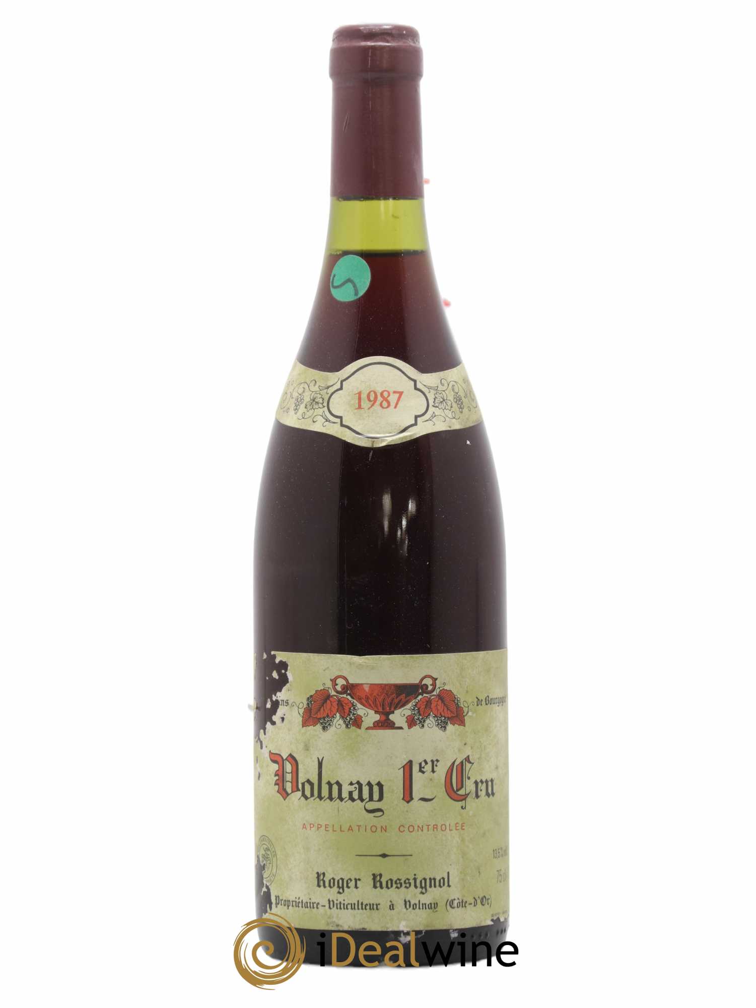 Volnay 1er Cru Roger Rossignol 1987 - Posten von 1 Flasche - 0