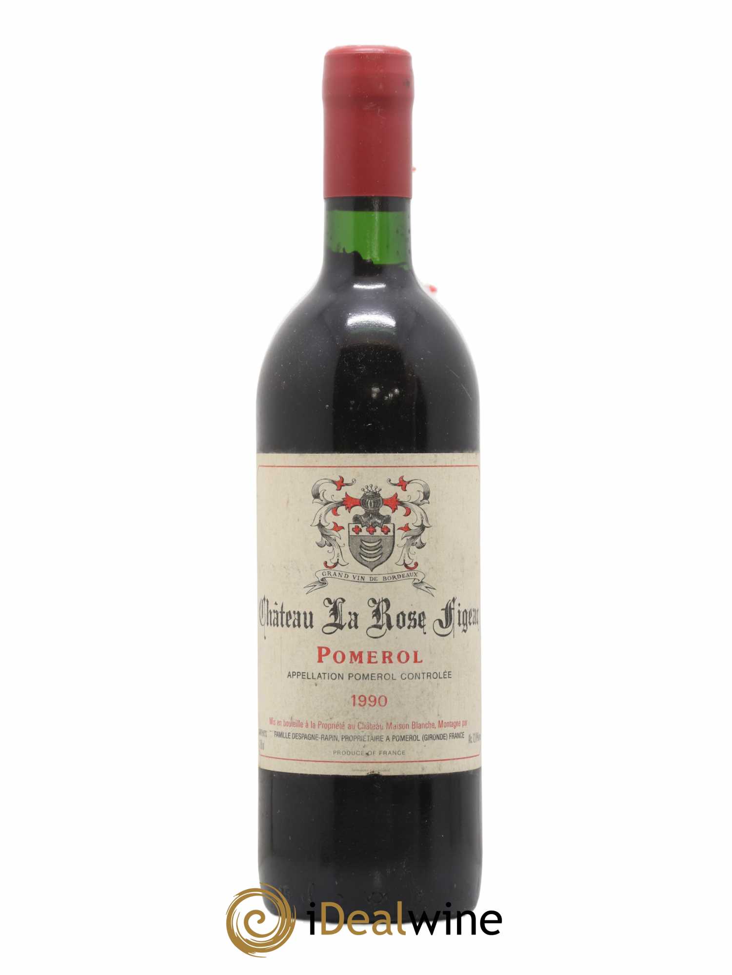 Château la Rose Figeac 1990 - Lot de 1 bouteille - 0