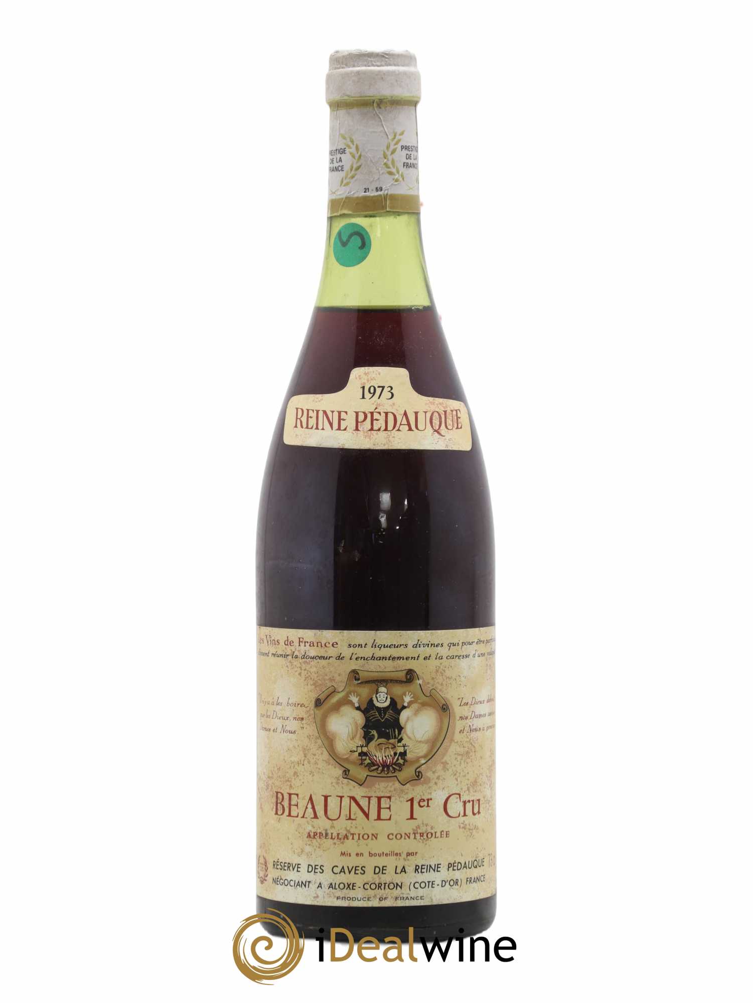 Beaune 1er Cru Reserve Des Caves De La Reine Pedauque 1973 - Posten von 1 Flasche - 0