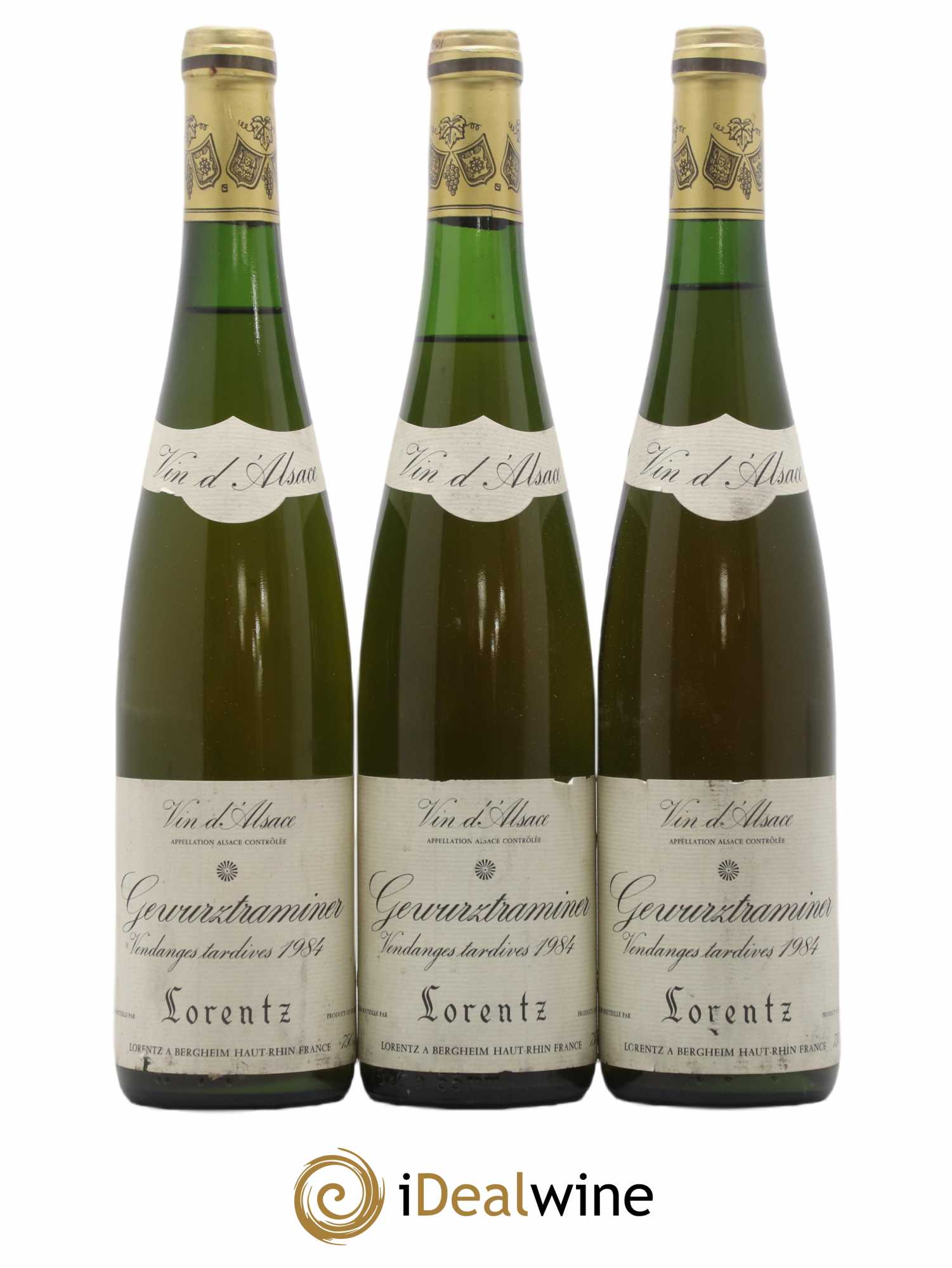 Gewurztraminer Vendanges Tardives Lorentz 1984 - Lotto di 3 bottiglie - 0
