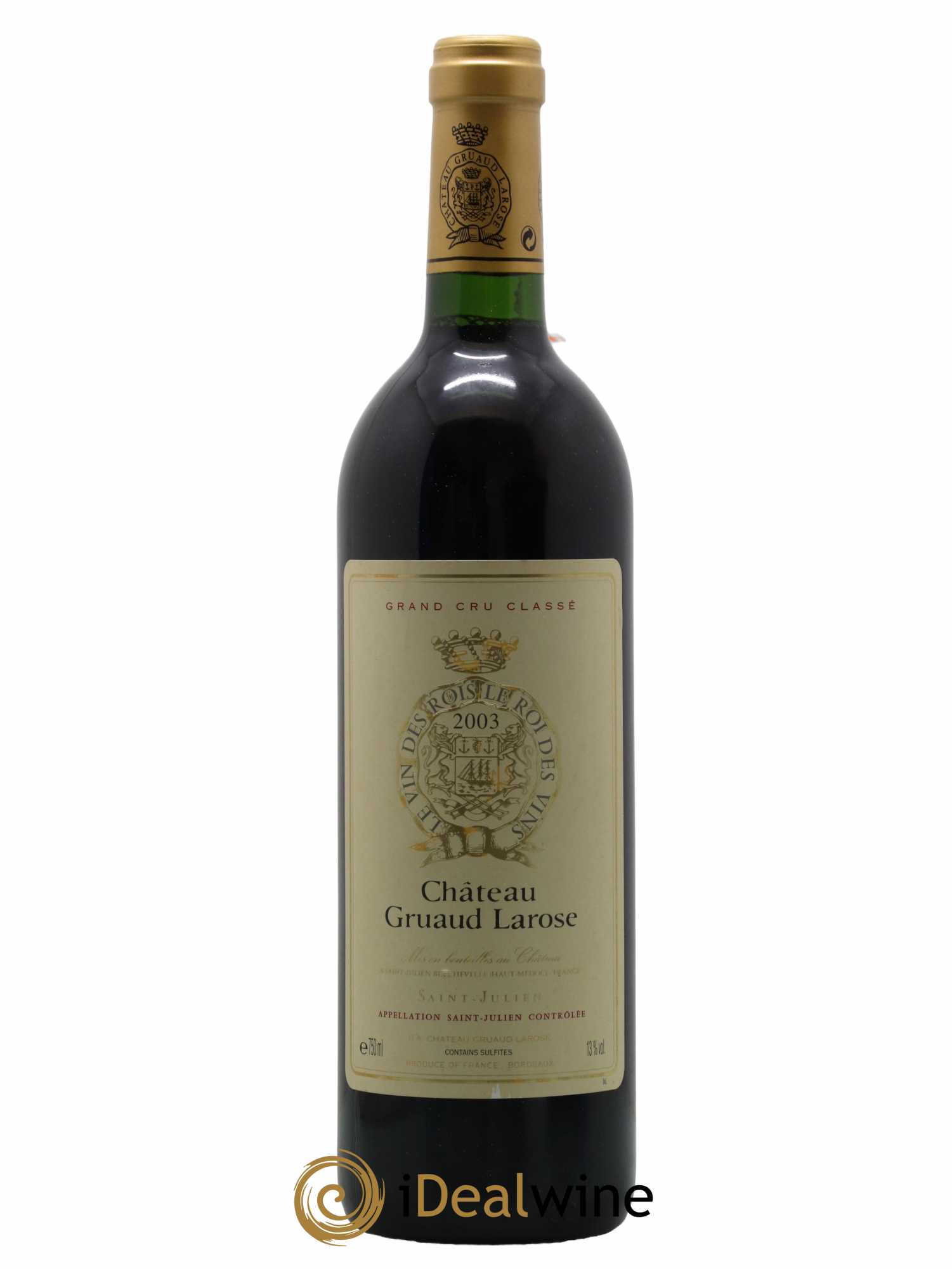 Château Gruaud Larose 2ème Grand Cru Classé 2003 - Lot de 1 bouteille - 0