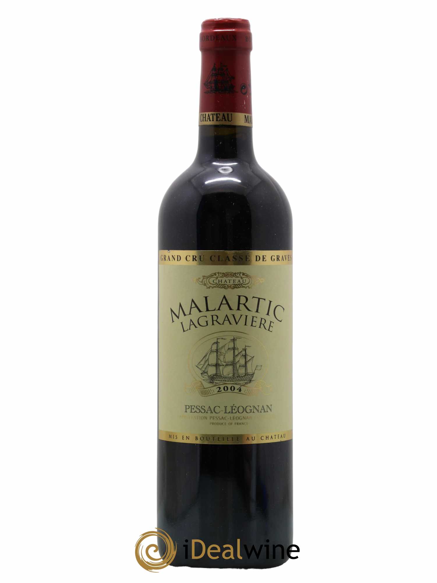 Château Malartic-Lagravière Cru Classé de Graves 2004 - Lot de 1 bouteille - 0