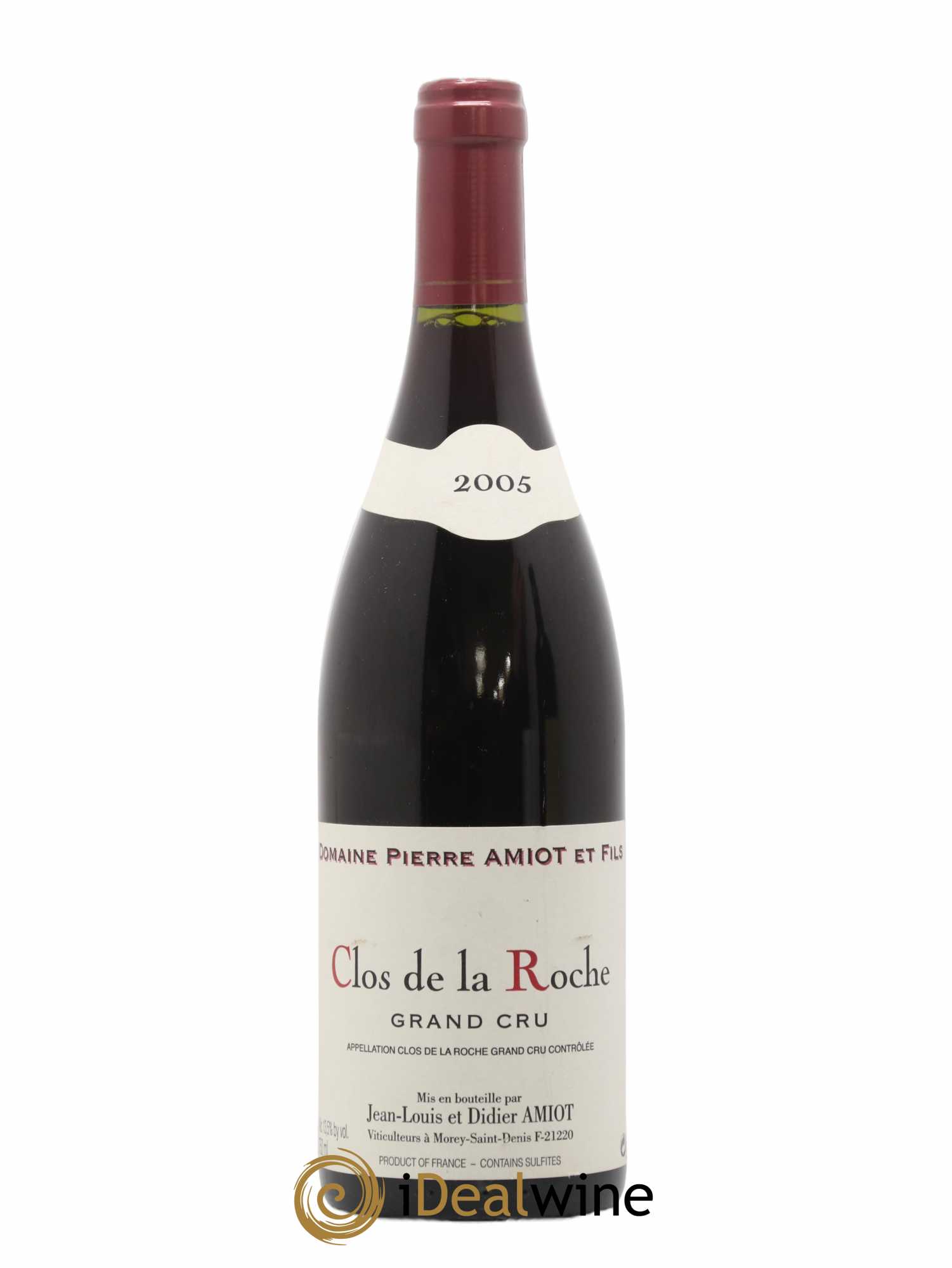 Clos de la Roche Grand Cru Pierre Amiot et Fils (Domaine) 2005 - Lot de 1 bouteille - 0
