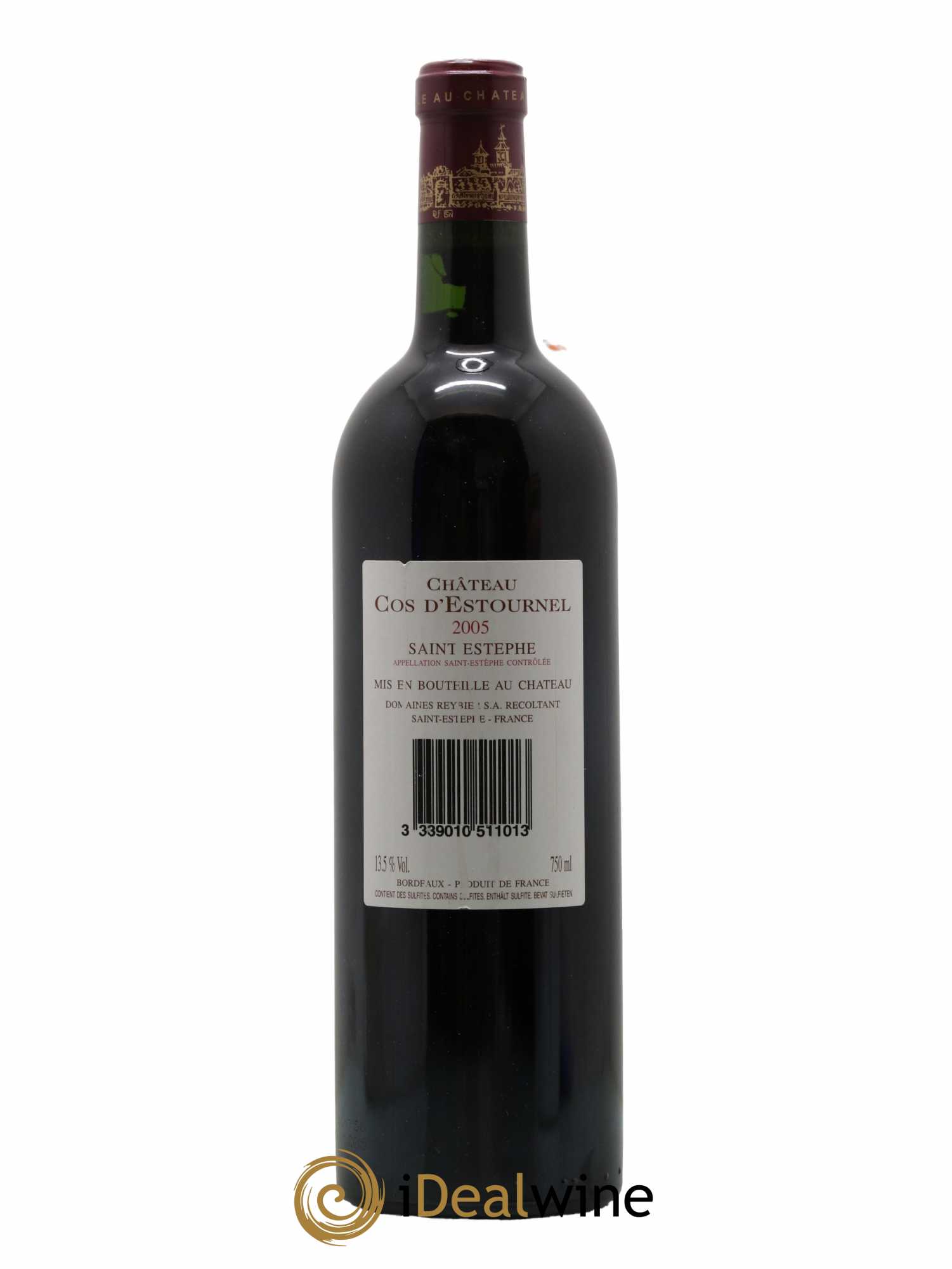 Cos d'Estournel 2ème Grand Cru Classé 2005 - Lot de 1 bouteille - 1