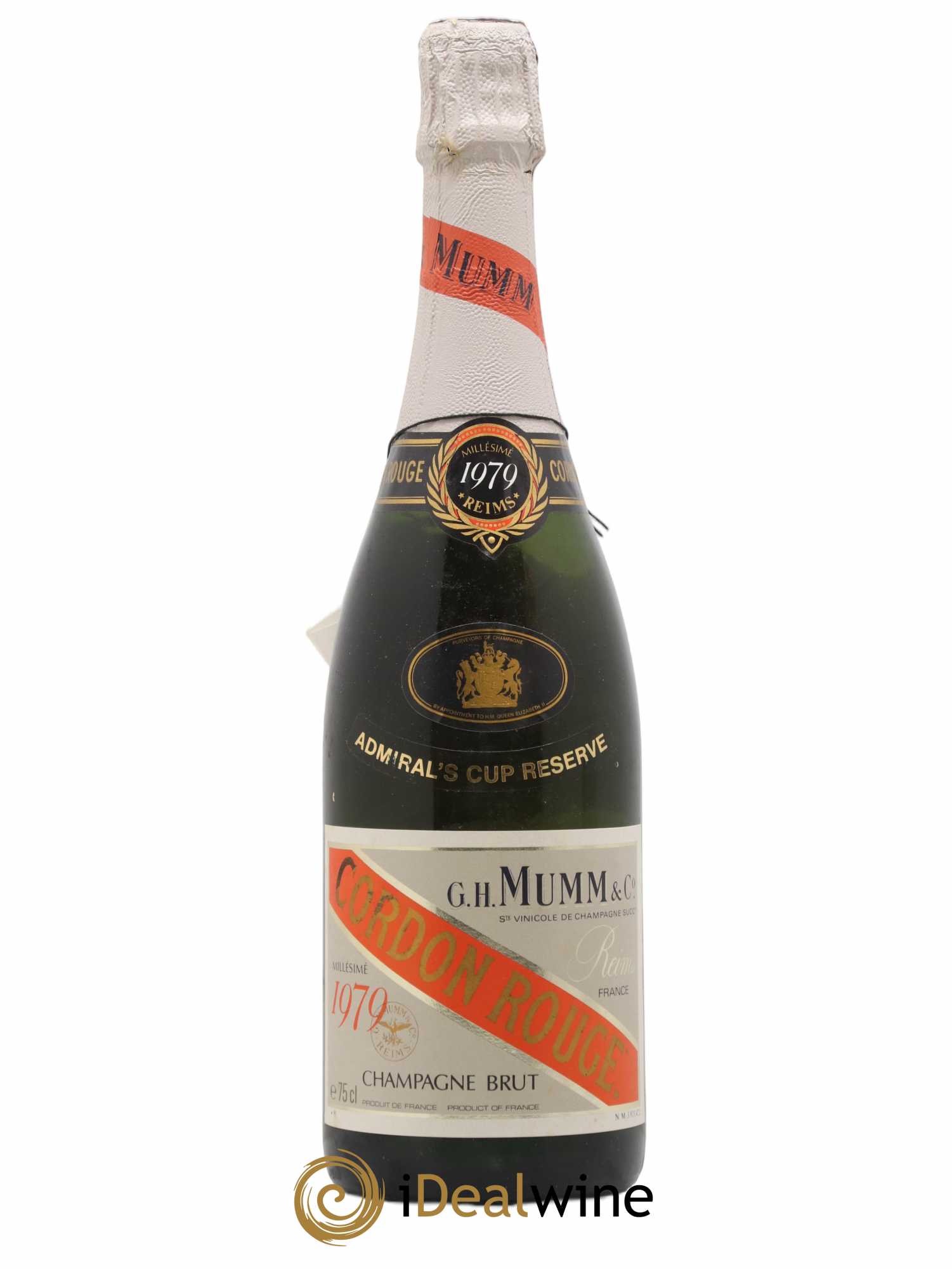 Cordon Rouge Mumm Admiral's Cup Reserve 1979 - Posten von 1 Flasche - 0