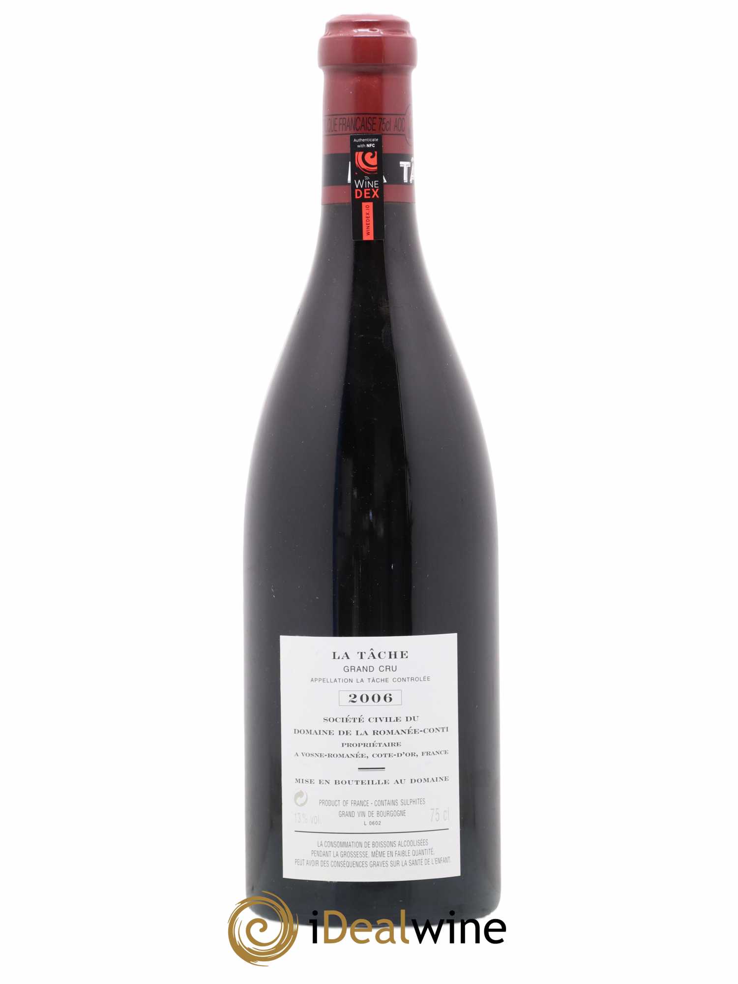 La Tâche Grand Cru Domaine de la Romanée-Conti 2006 - Lot de 1 bouteille - 1