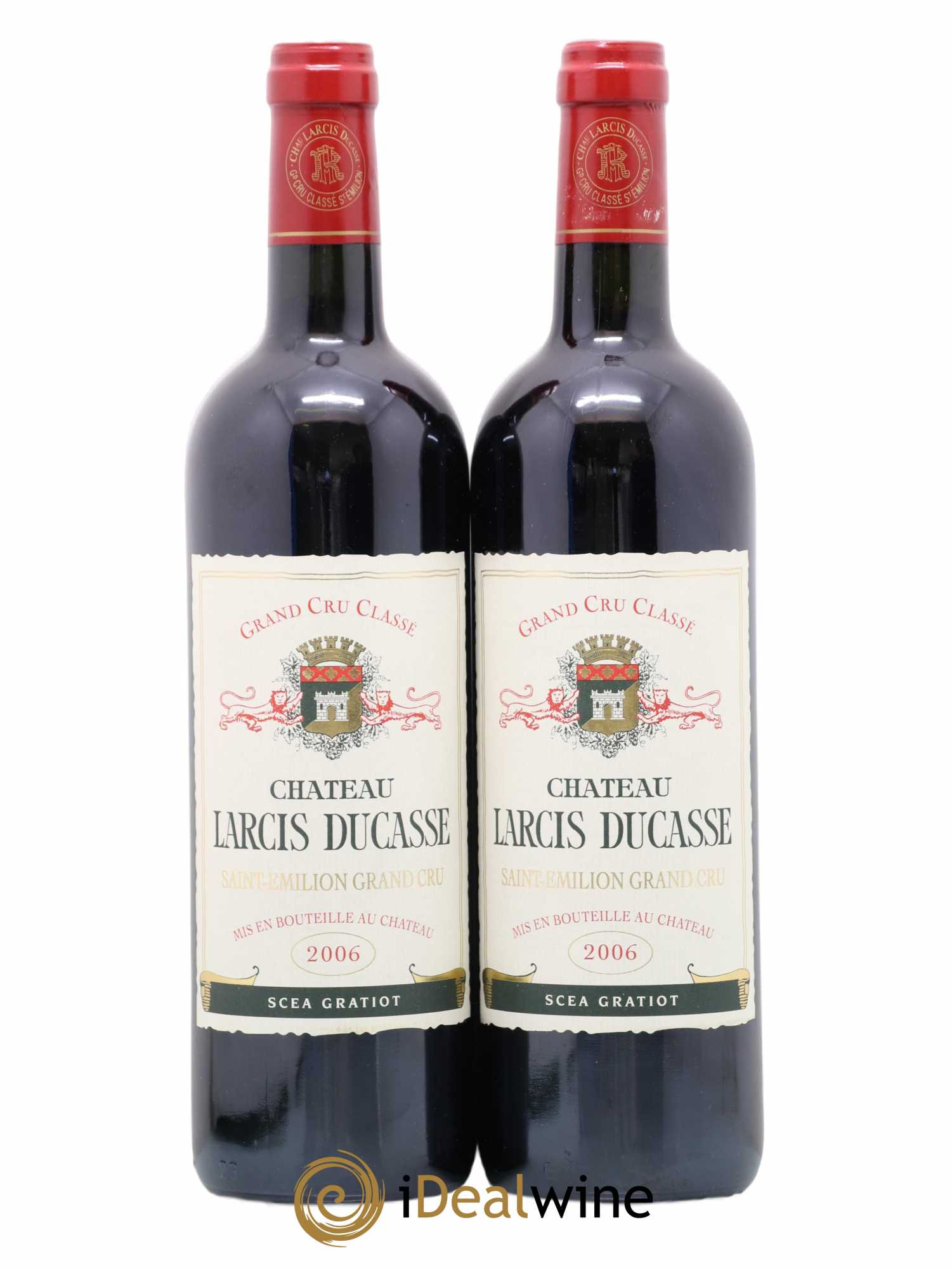 Château Larcis Ducasse 1er Grand Cru Classé B 2006 - Lot de 2 bouteilles - 0