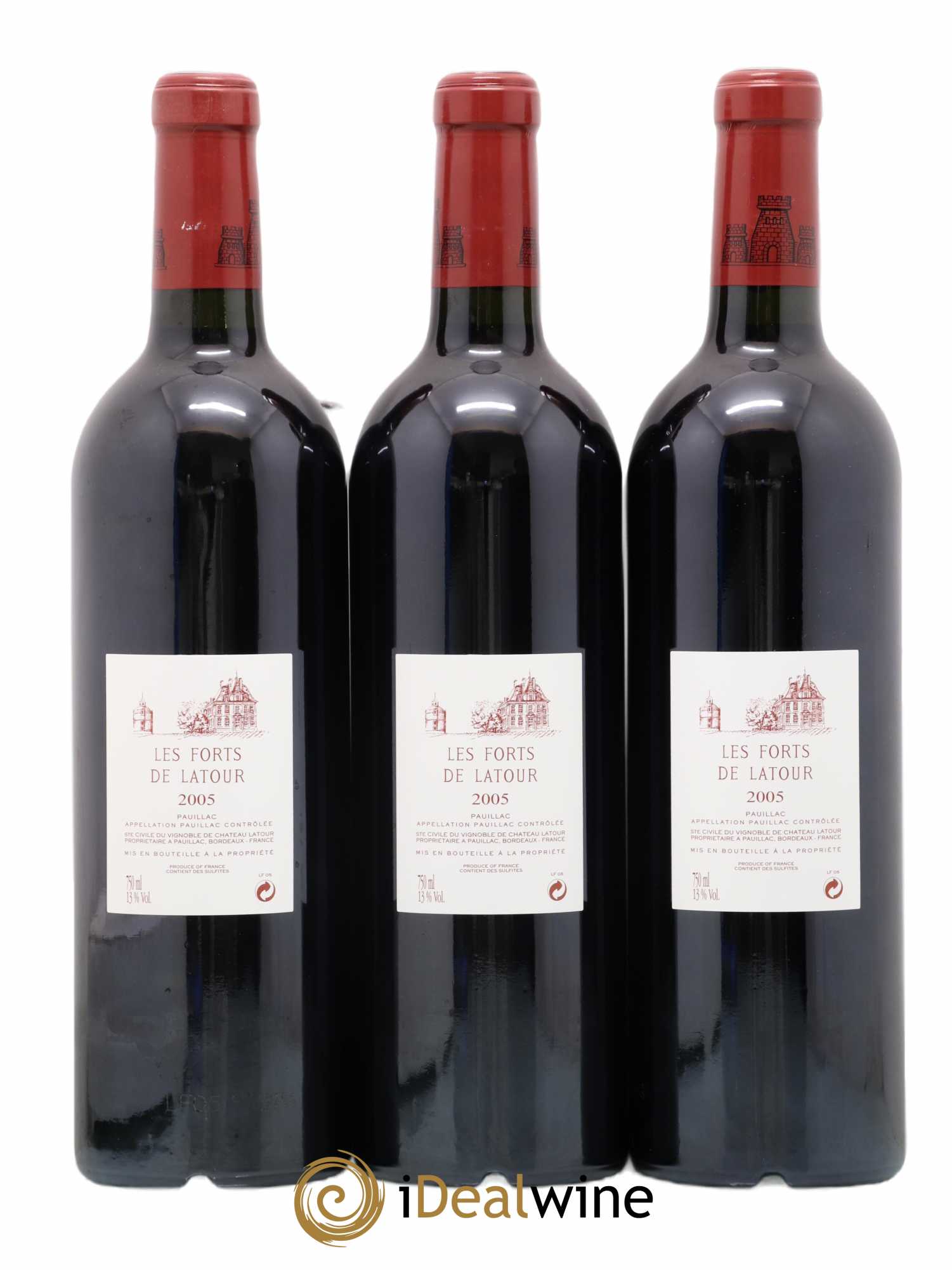 Les Forts de Latour Second Vin (sans prix de réserve) 2005 - Lot de 3 bouteilles - 1