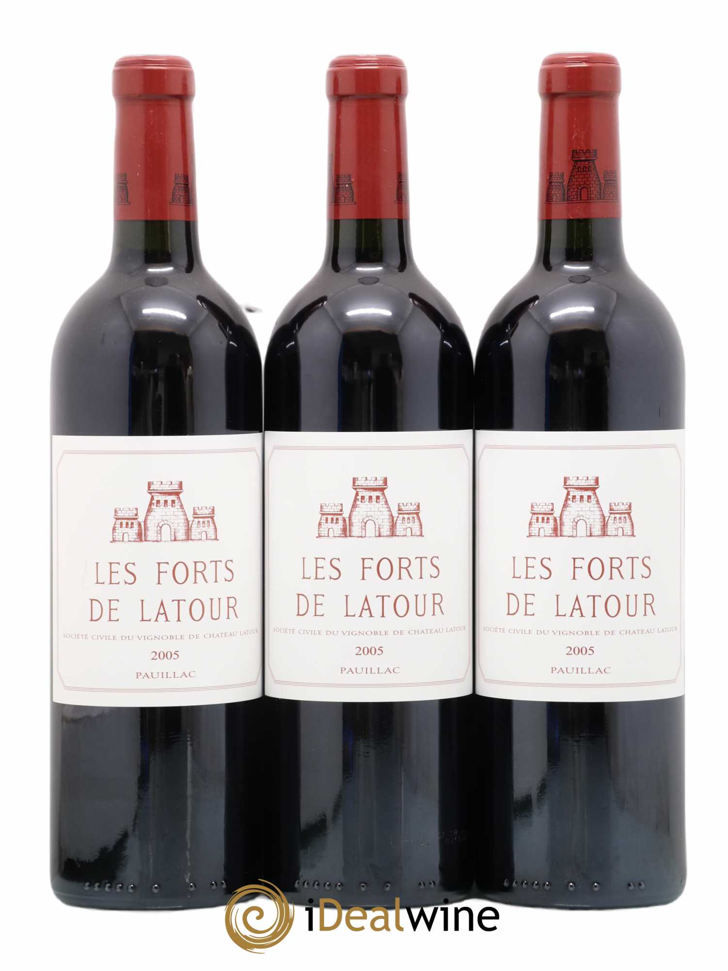 Les Forts de Latour Second Vin (sans prix de réserve) 2005 - Lot de 3 bouteilles - 0