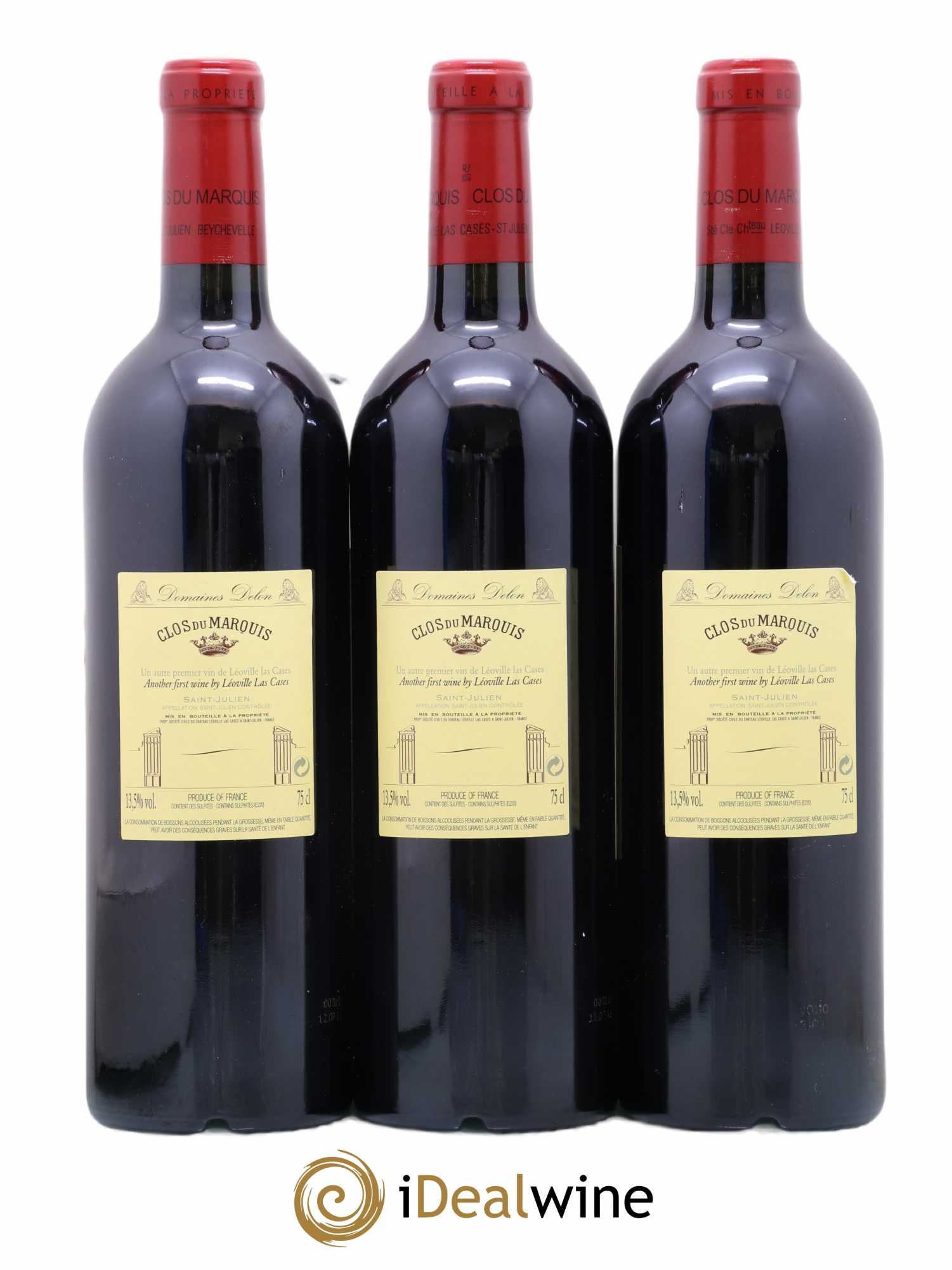 Clos du Marquis 2009 - Lot de 3 bouteilles - 1