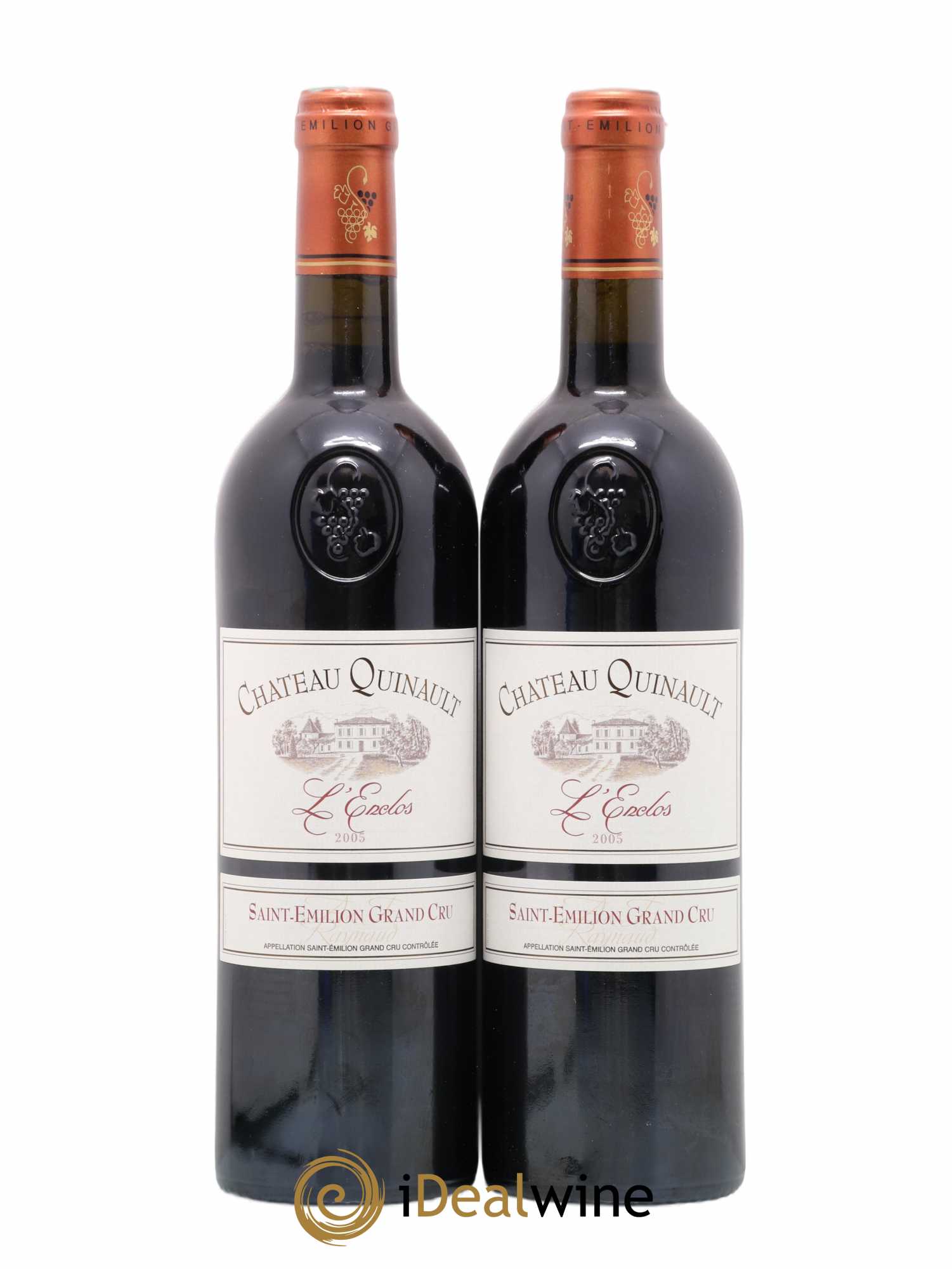 Château Quinault L'Enclos 2005 - Lot de 2 bouteilles - 0
