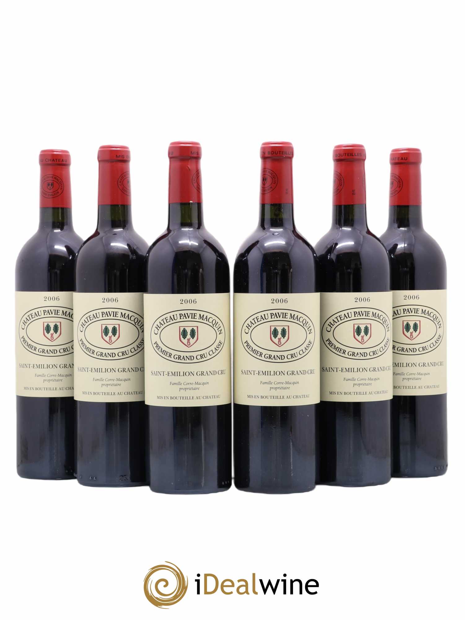 Château Pavie Macquin 1er Grand Cru Classé B 2006 - Lot de 6 bouteilles - 0