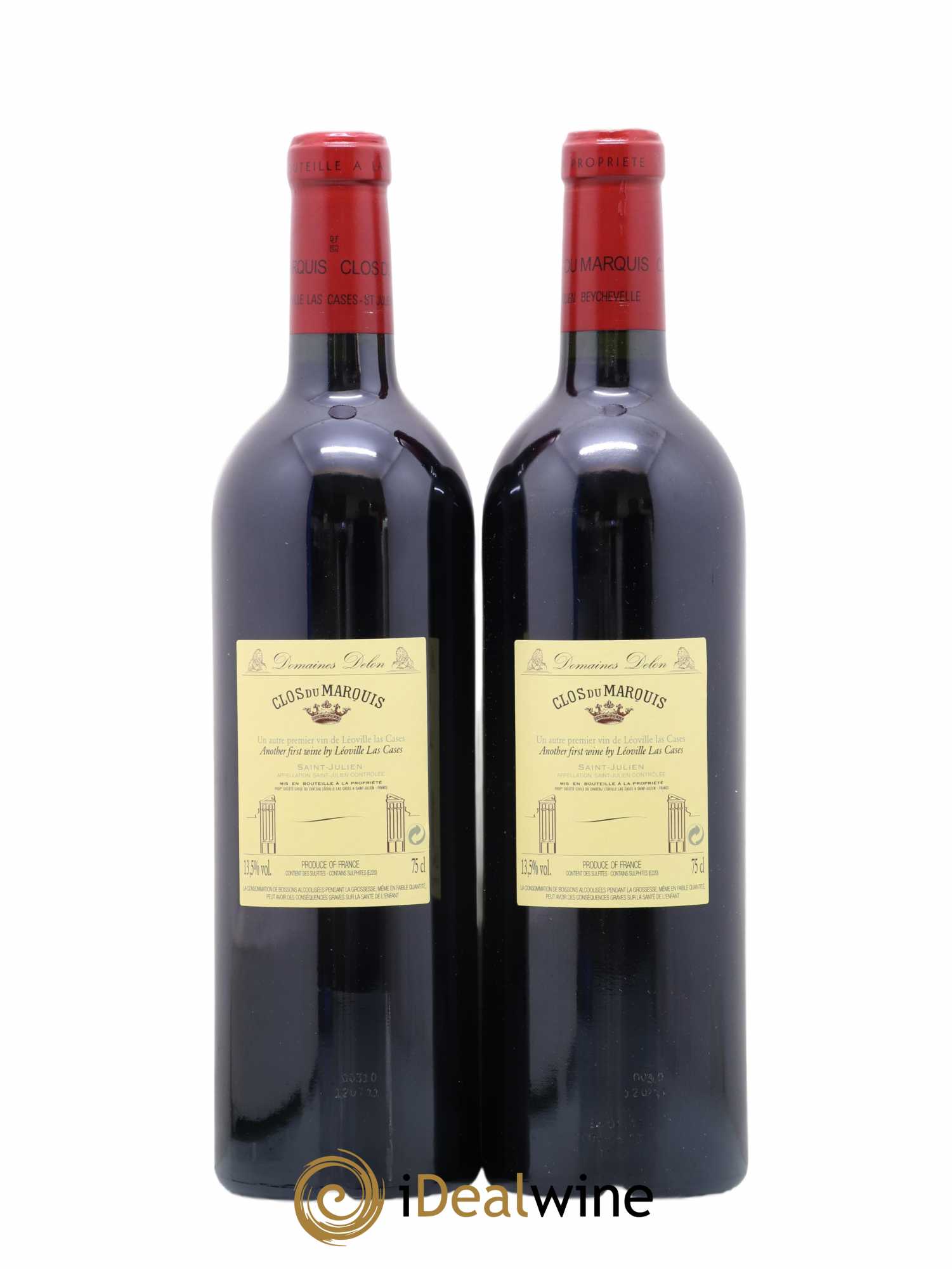 Clos du Marquis 2009 - Lot de 2 bouteilles - 1