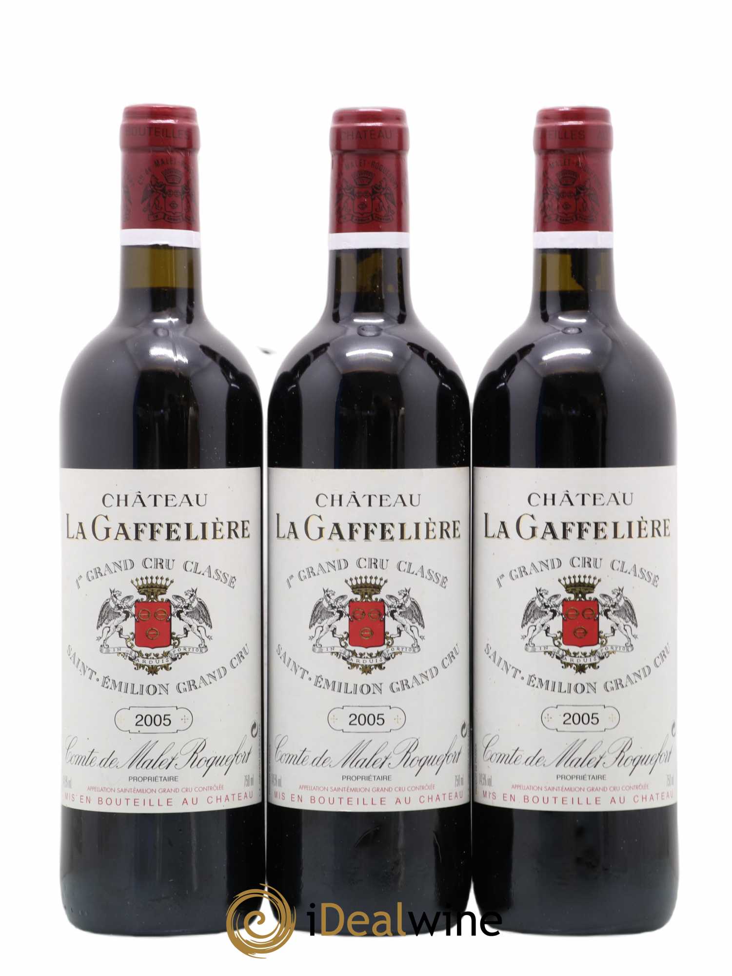Château la Gaffelière 1er Grand Cru Classé B 2005 - Lot de 3 bouteilles - 0
