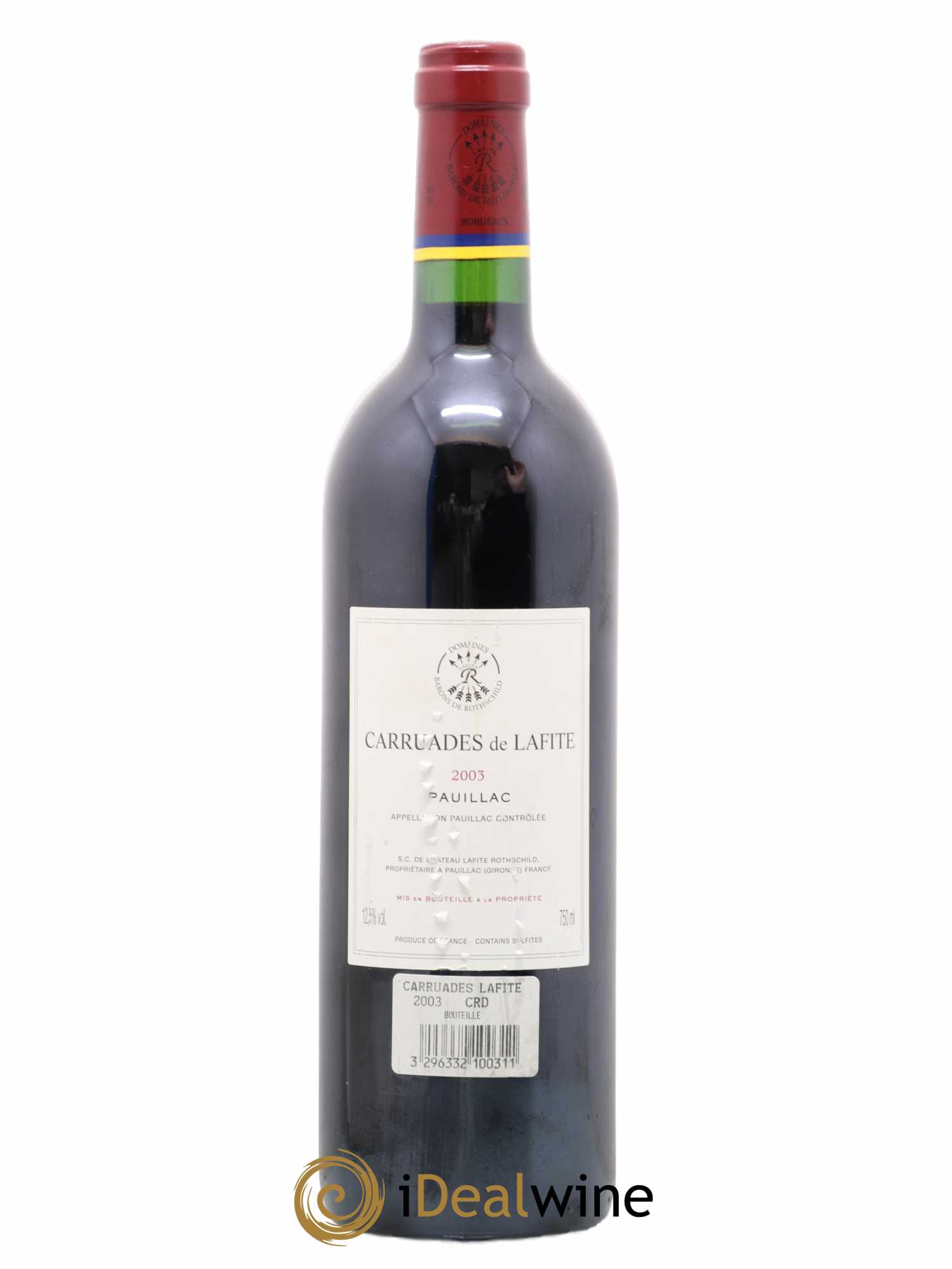 Carruades de Lafite Rothschild Second Vin 2003 - Lot de 1 bouteille - 1