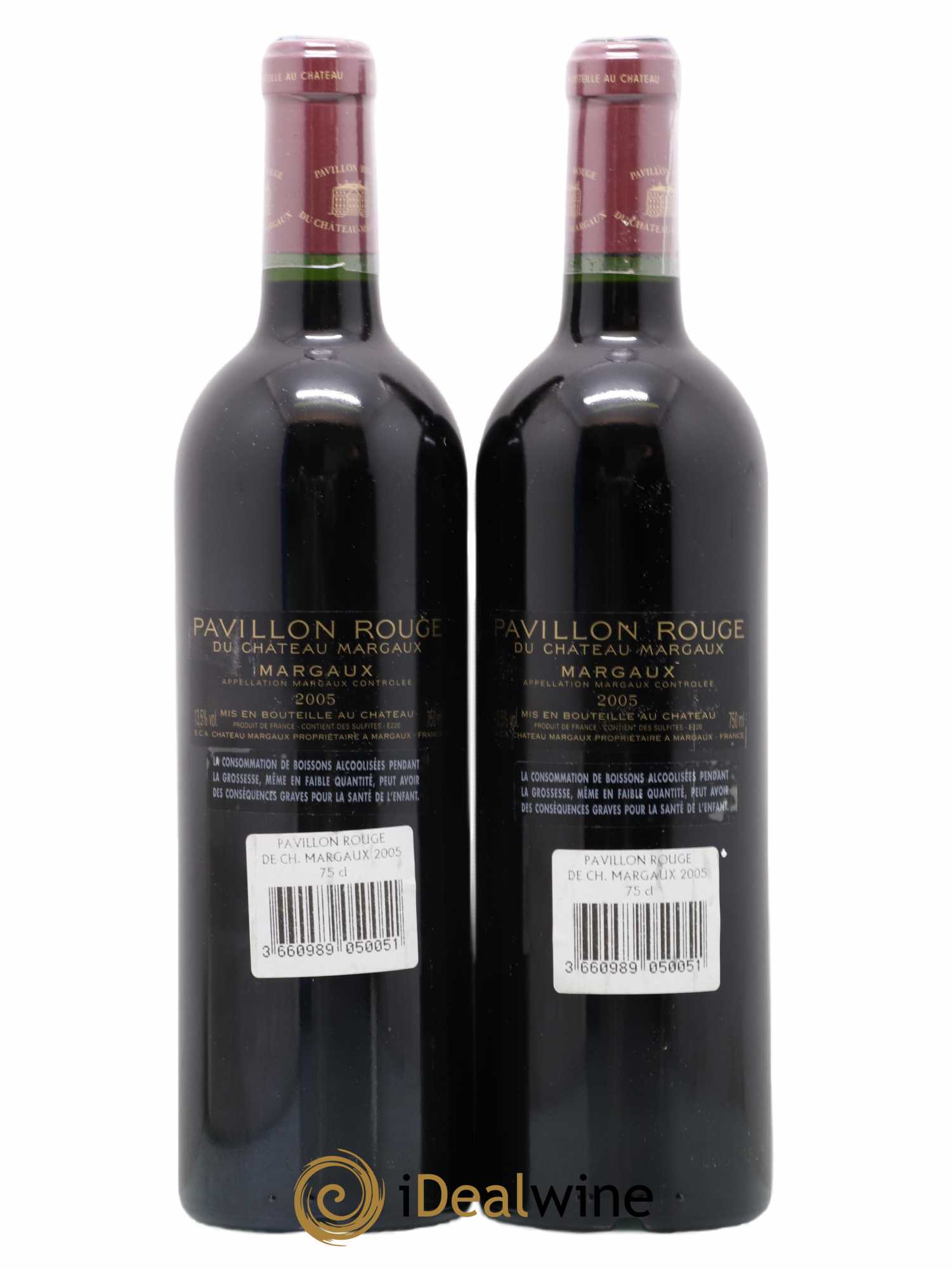 Pavillon Rouge du Château Margaux Second Vin 2005 - Lot de 2 bouteilles - 1
