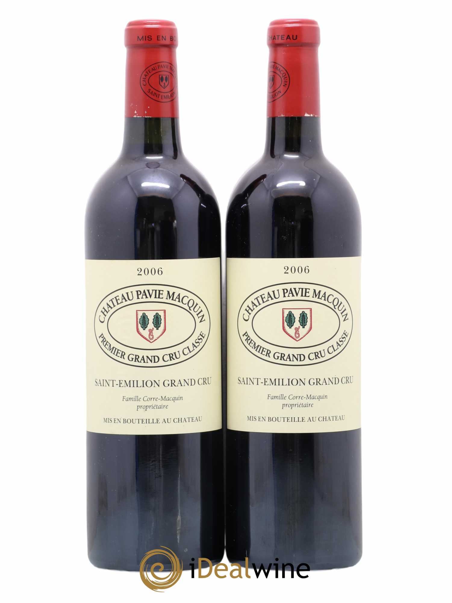 Château Pavie Macquin 1er Grand Cru Classé B (no reserve) 2006 - Lot of 2 bottles - 0