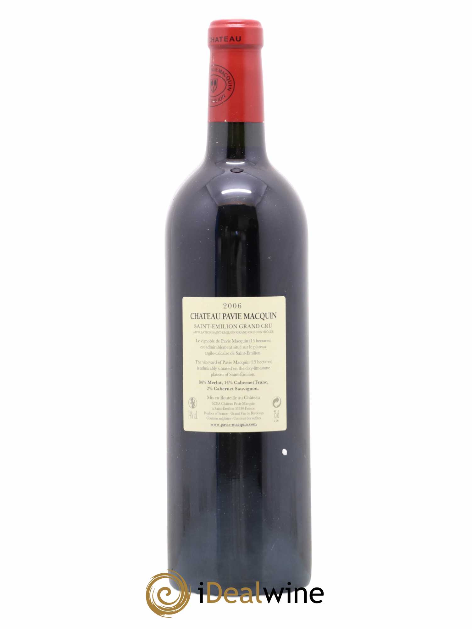 Château Pavie Macquin 1er Grand Cru Classé B 2006 - Lot de 1 bouteille - 1