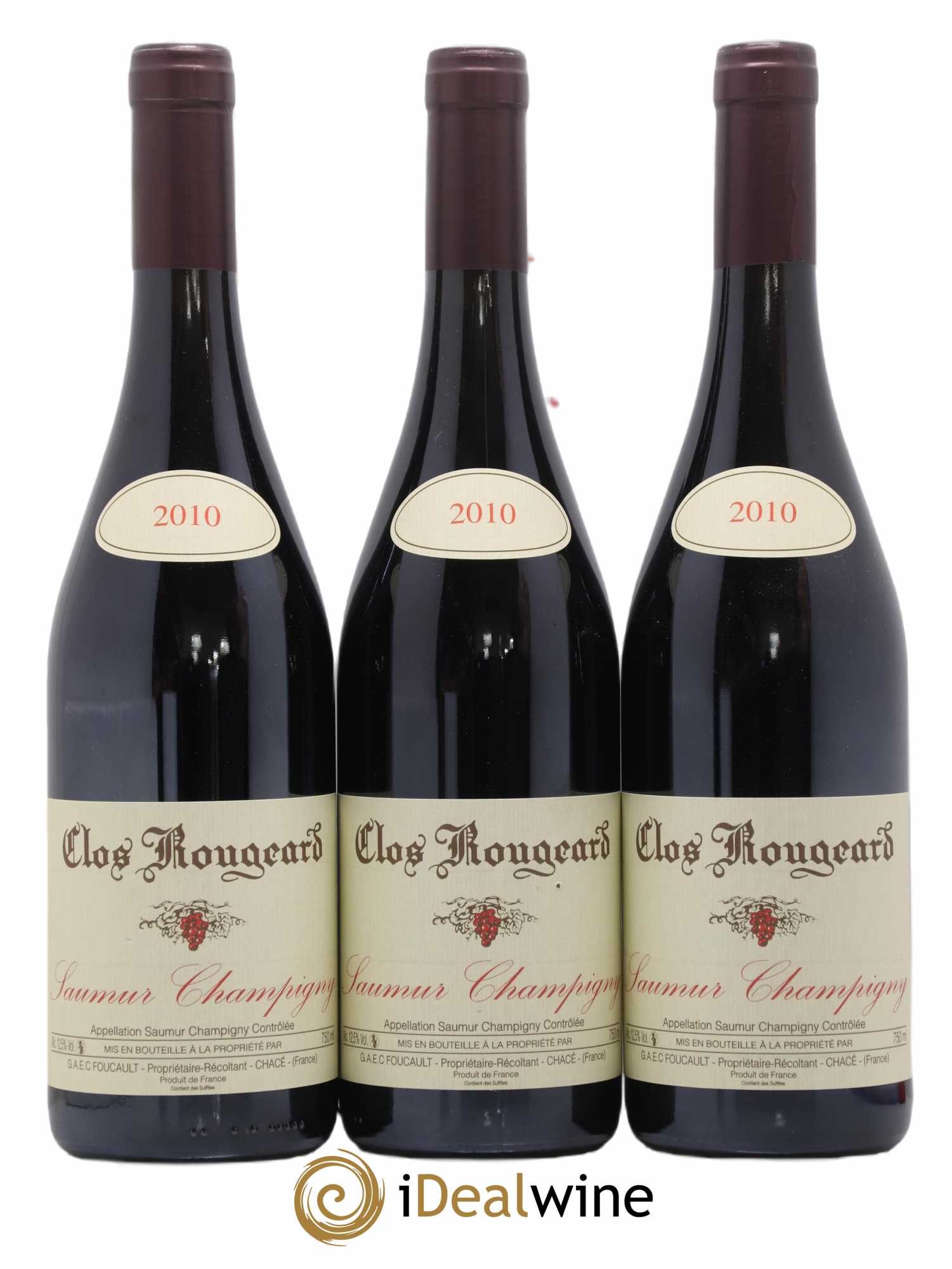 Saumur-Champigny Clos Rougeard 2010 - Lot de 3 bouteilles - 0