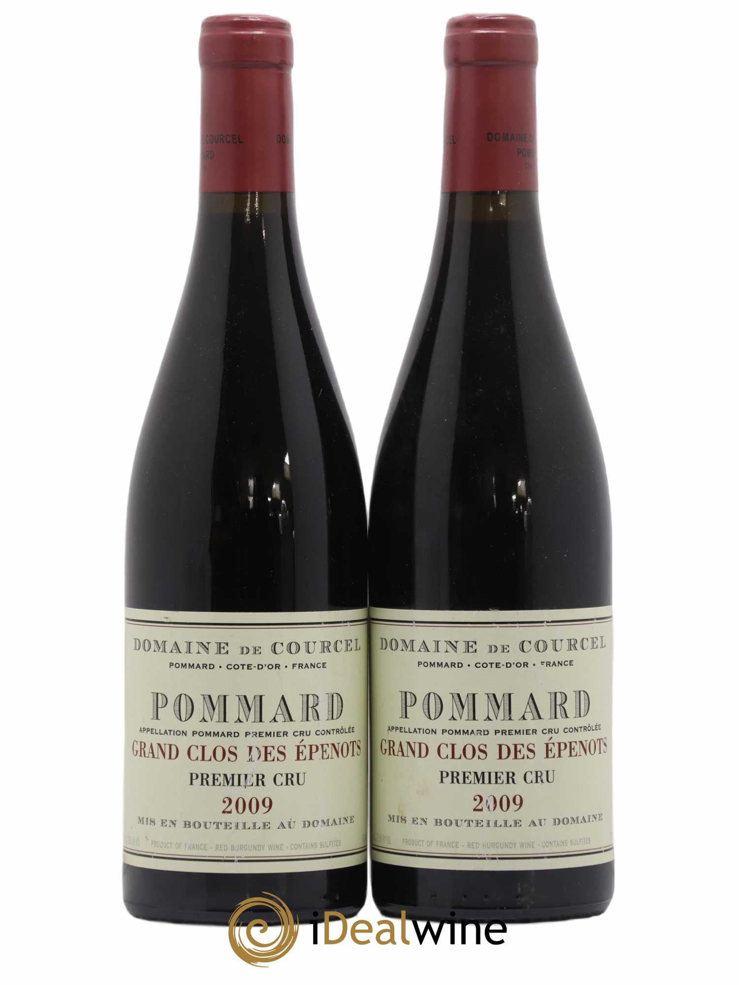 Pommard 1er Cru Grand Clos des Epenots de Courcel (Domaine) 2009 - Lot de 2 bouteilles - 0