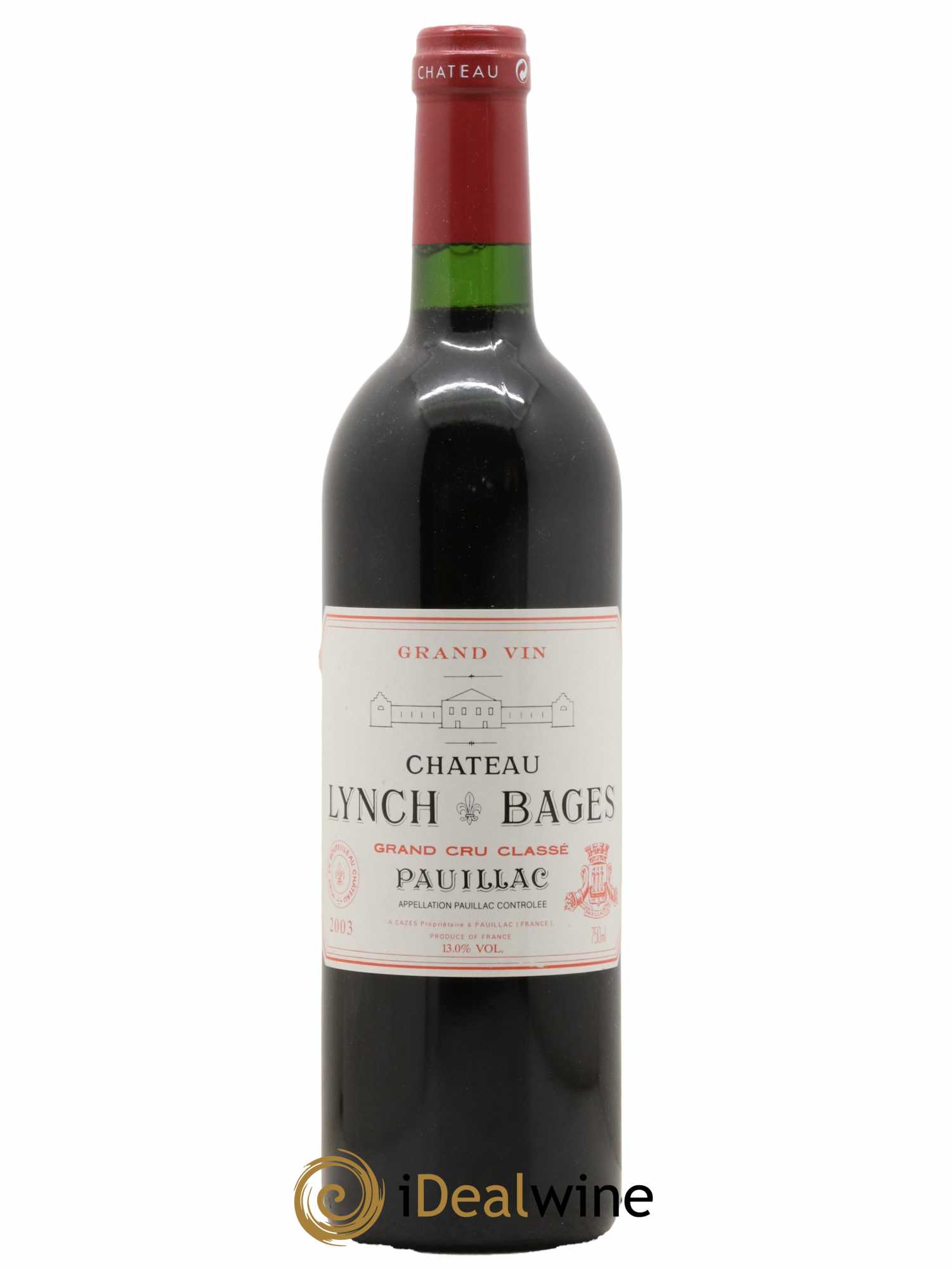 Château Lynch Bages 5ème Grand Cru Classé 2003 - Lot de 1 bouteille - 0
