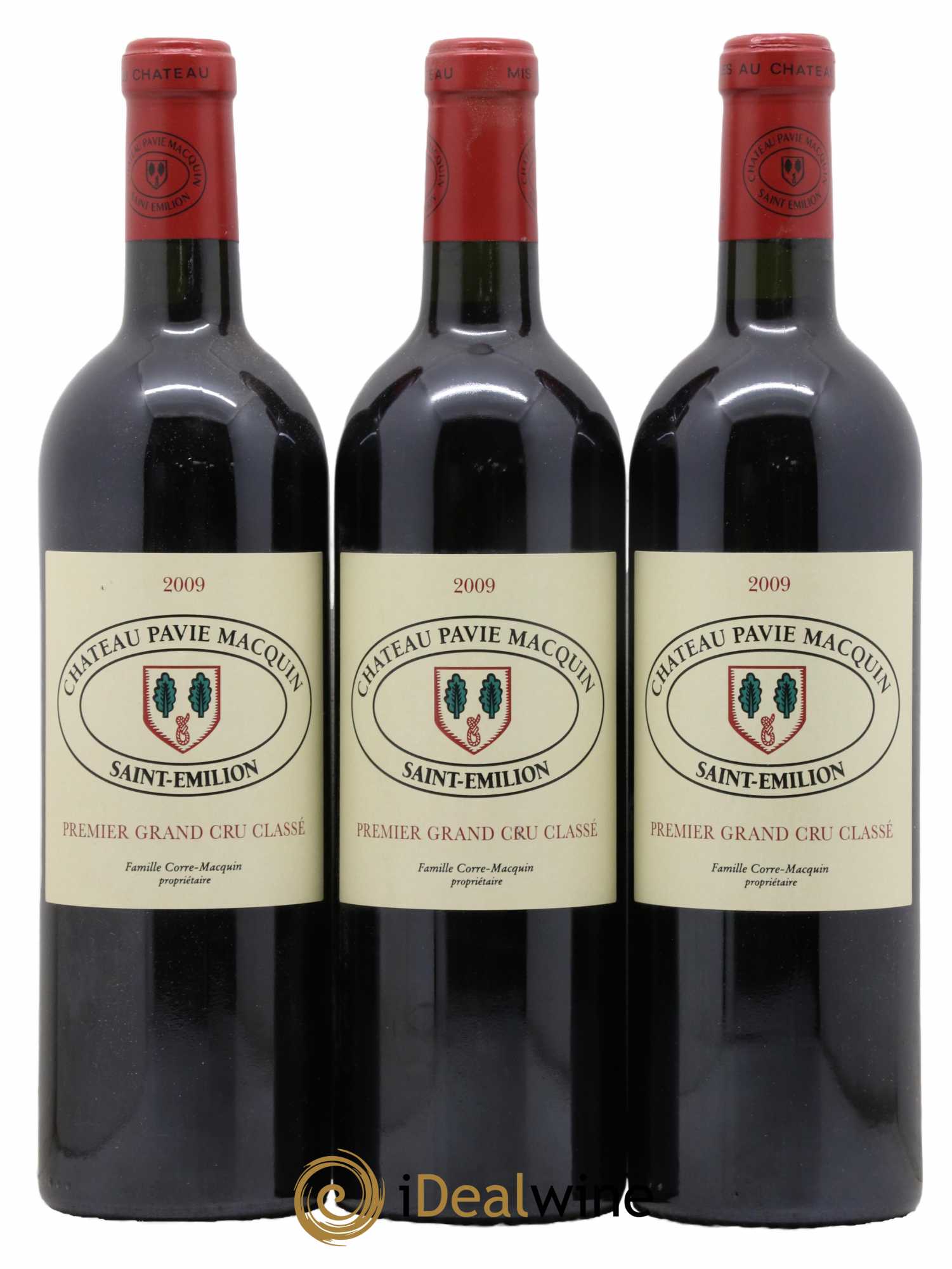 Château Pavie Macquin 1er Grand Cru Classé B 2009 - Lot de 3 bouteilles - 0
