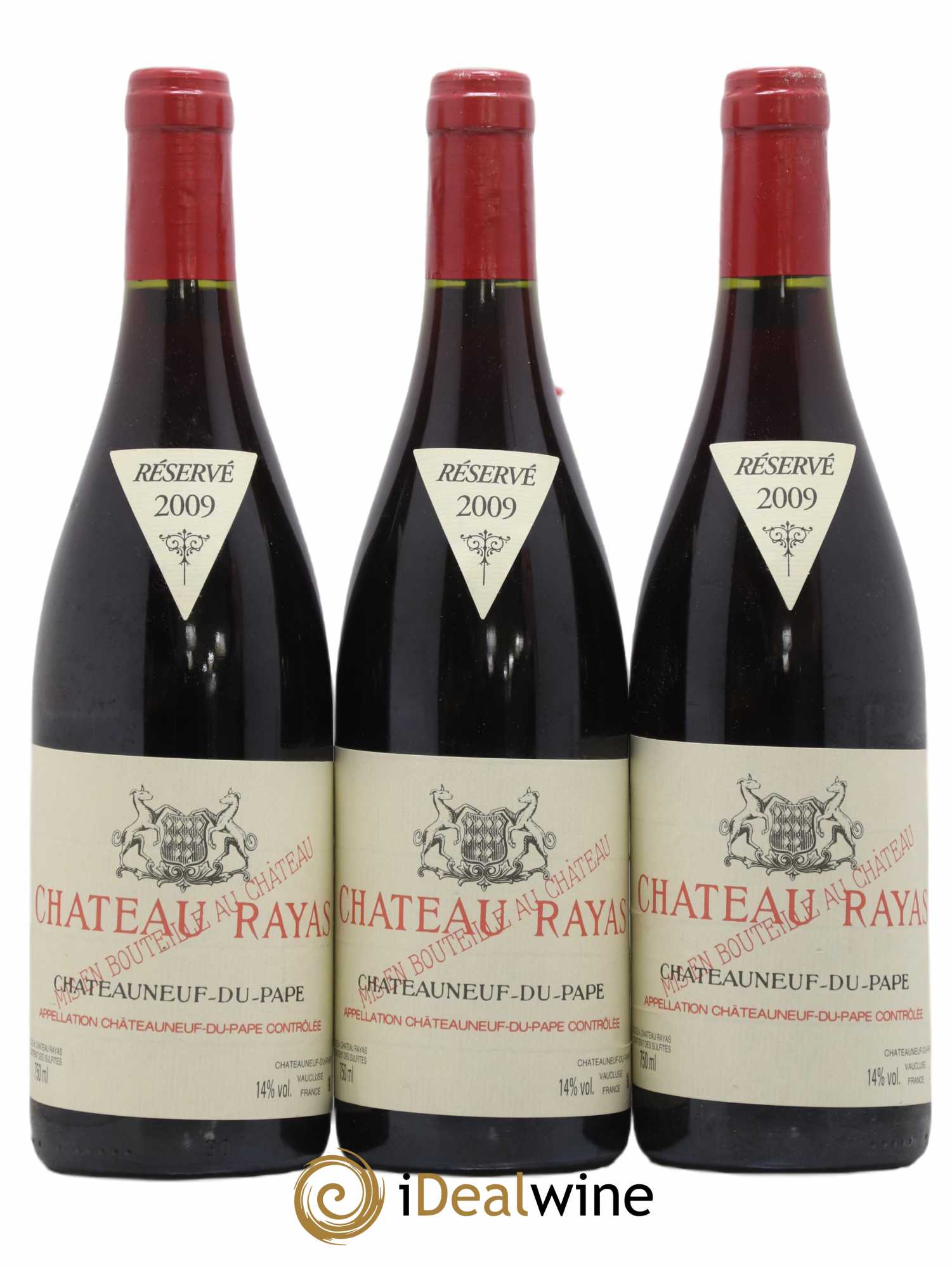 Châteauneuf-du-Pape Château Rayas Emmanuel Reynaud 2009 - Lot de 3 bouteilles - 0