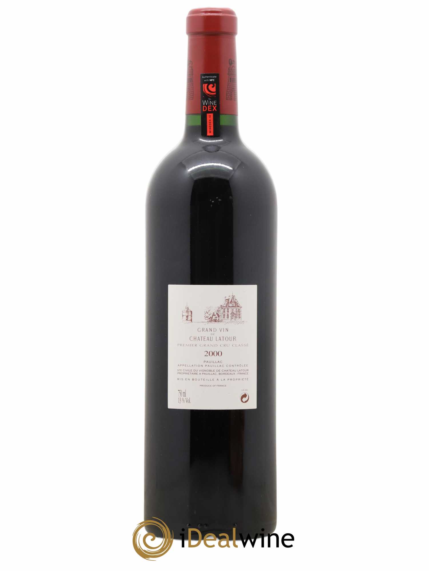 Château Latour 1er Grand Cru Classé  (sans prix de réserve) 2000 - Lot de 1 bouteille - 1