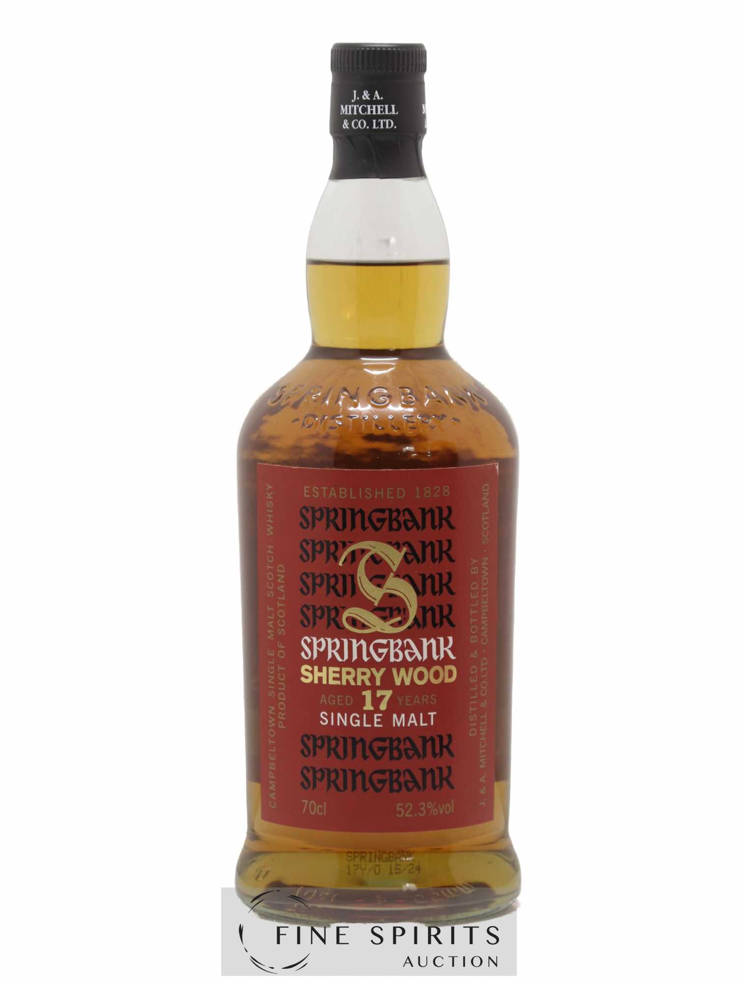 Springbank 17 years 1997 Of. One of 9120 bottles - Bottled 2015 Sherry Wood - Lot de 1 bouteille - 1