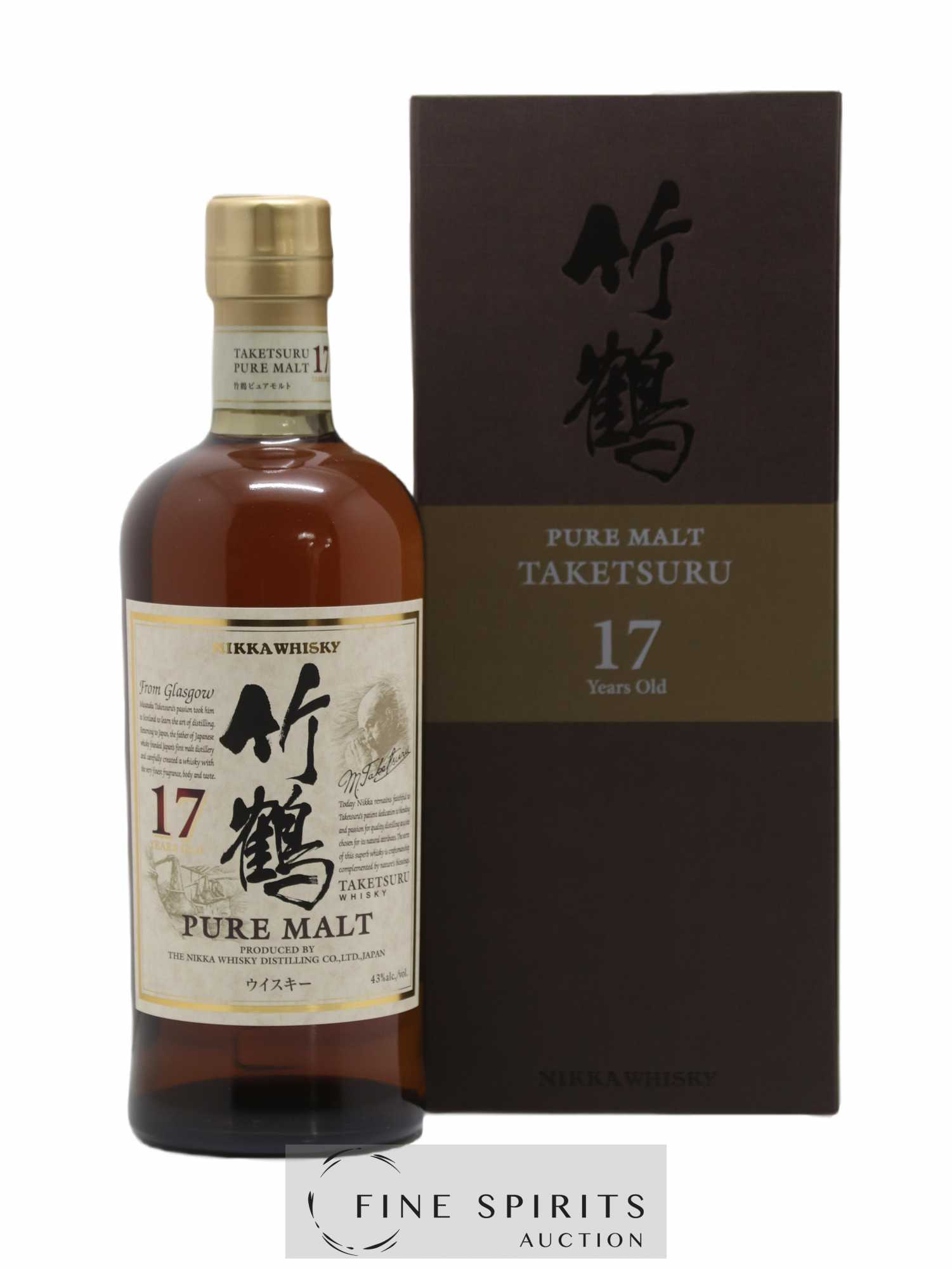Taketsuru 17 years Of. Pure Malt Nikka Whisky - Posten von 1 Flasche - 0