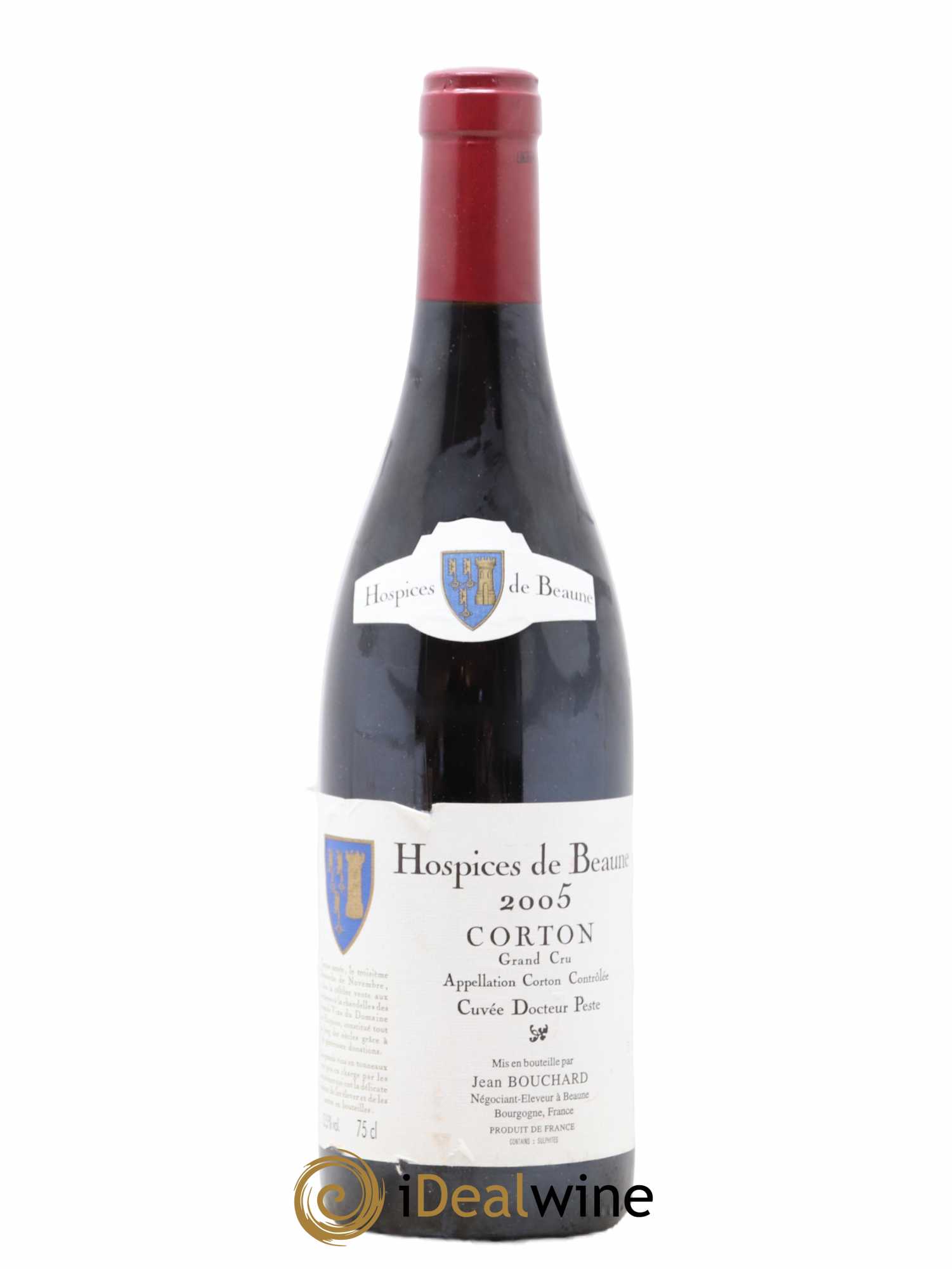 Corton Grand Cru Cuvee Docteur Peste Hospice De Beaune Jean Bouchard 2005 - Posten von 1 Flasche - 0