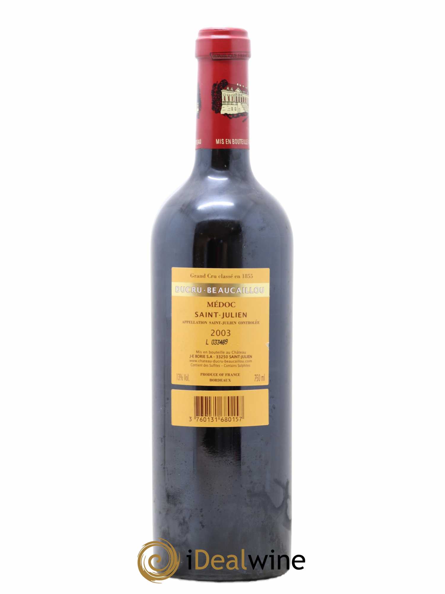 Château Ducru Beaucaillou 2ème Grand Cru Classé 2003 - Lot of 1 bottle - 1