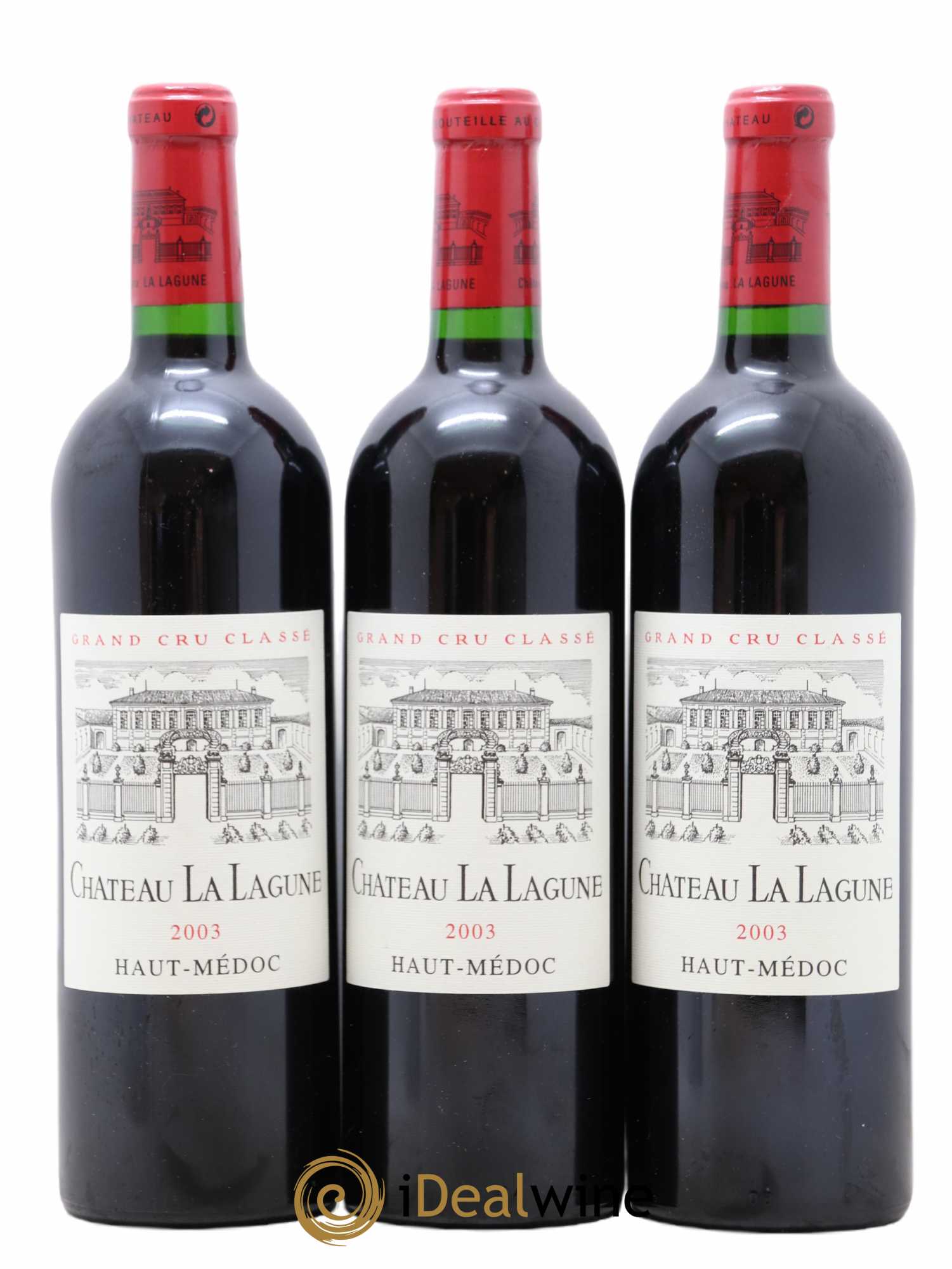 Château la Lagune 3ème Grand Cru Classé 2003 - Lot de 3 bouteilles - 0