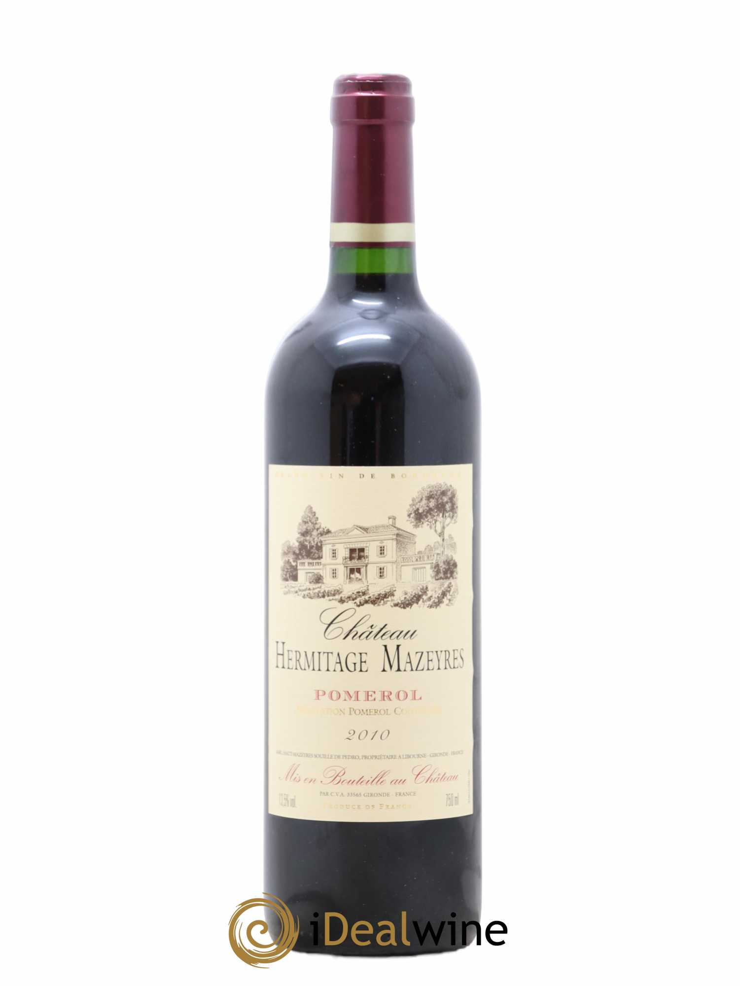 Pomerol Chateau Hermitage Mazeyres 2010 - Posten von 1 Flasche - 0