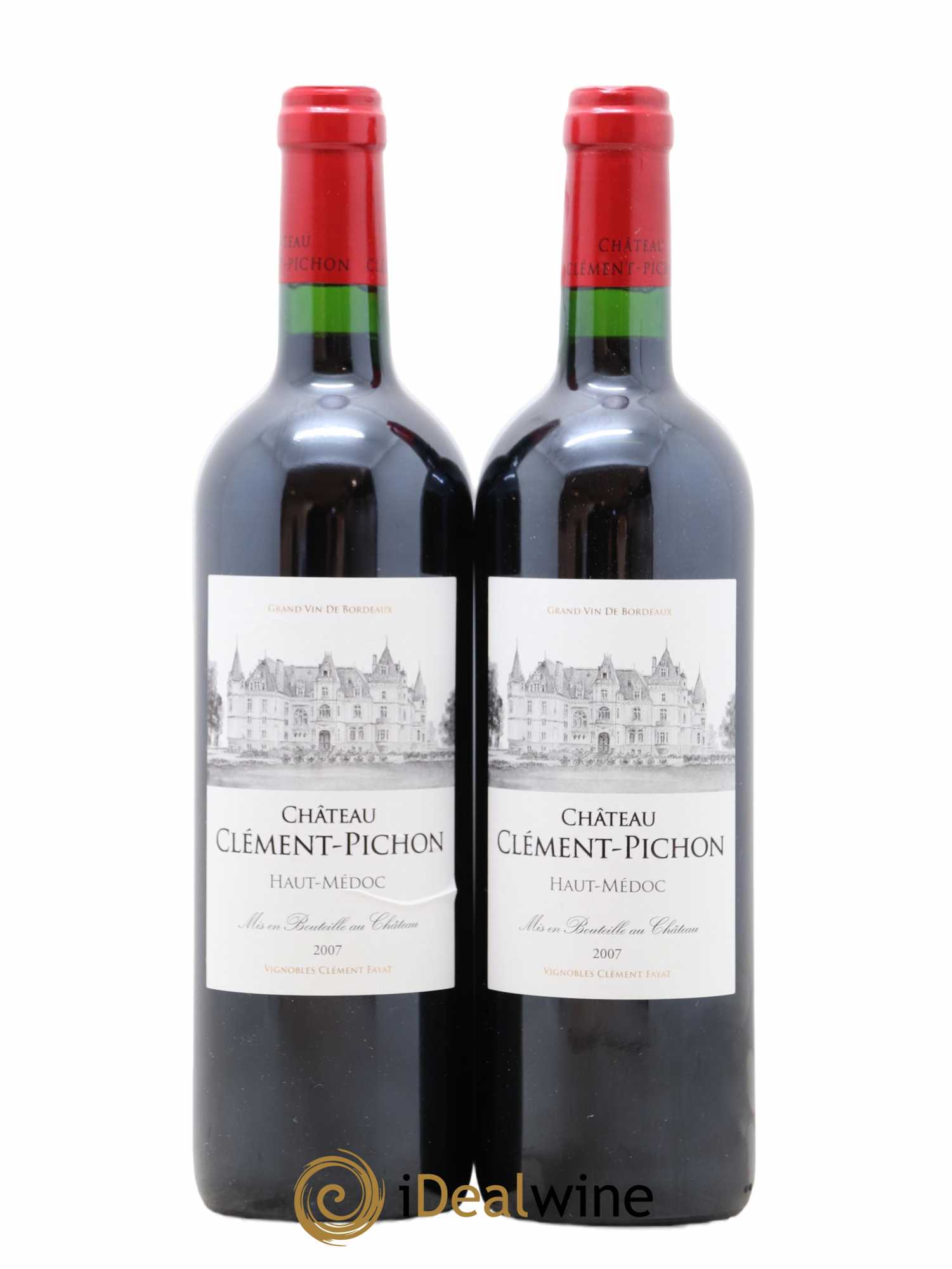 Château Clément-Pichon Cru Bourgeois (sans prix de réserve) 2007 - Lot de 2 bouteilles - 0