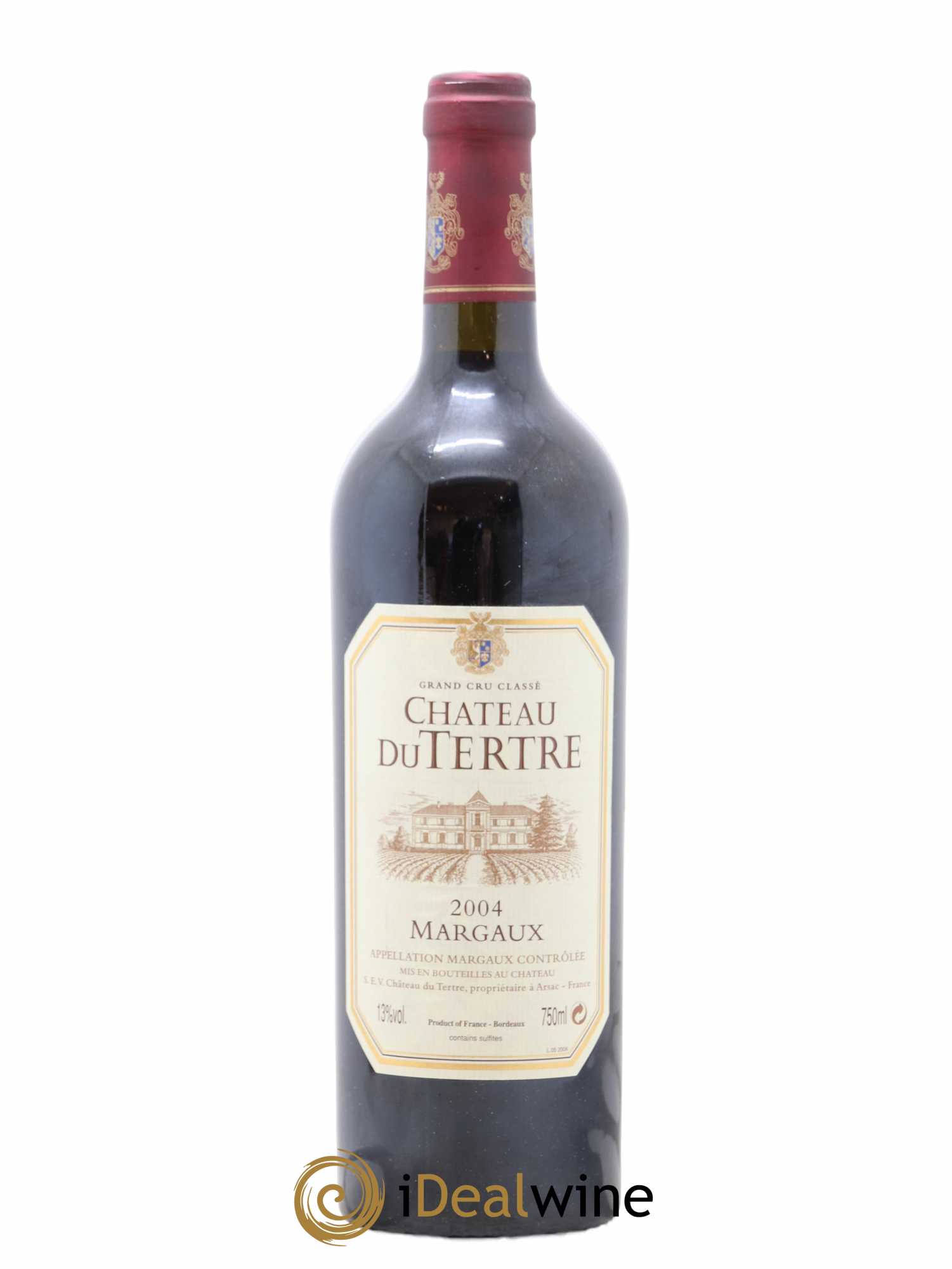 Château du Tertre 5ème Grand Cru Classé 2004 - Lot de 1 bouteille - 0