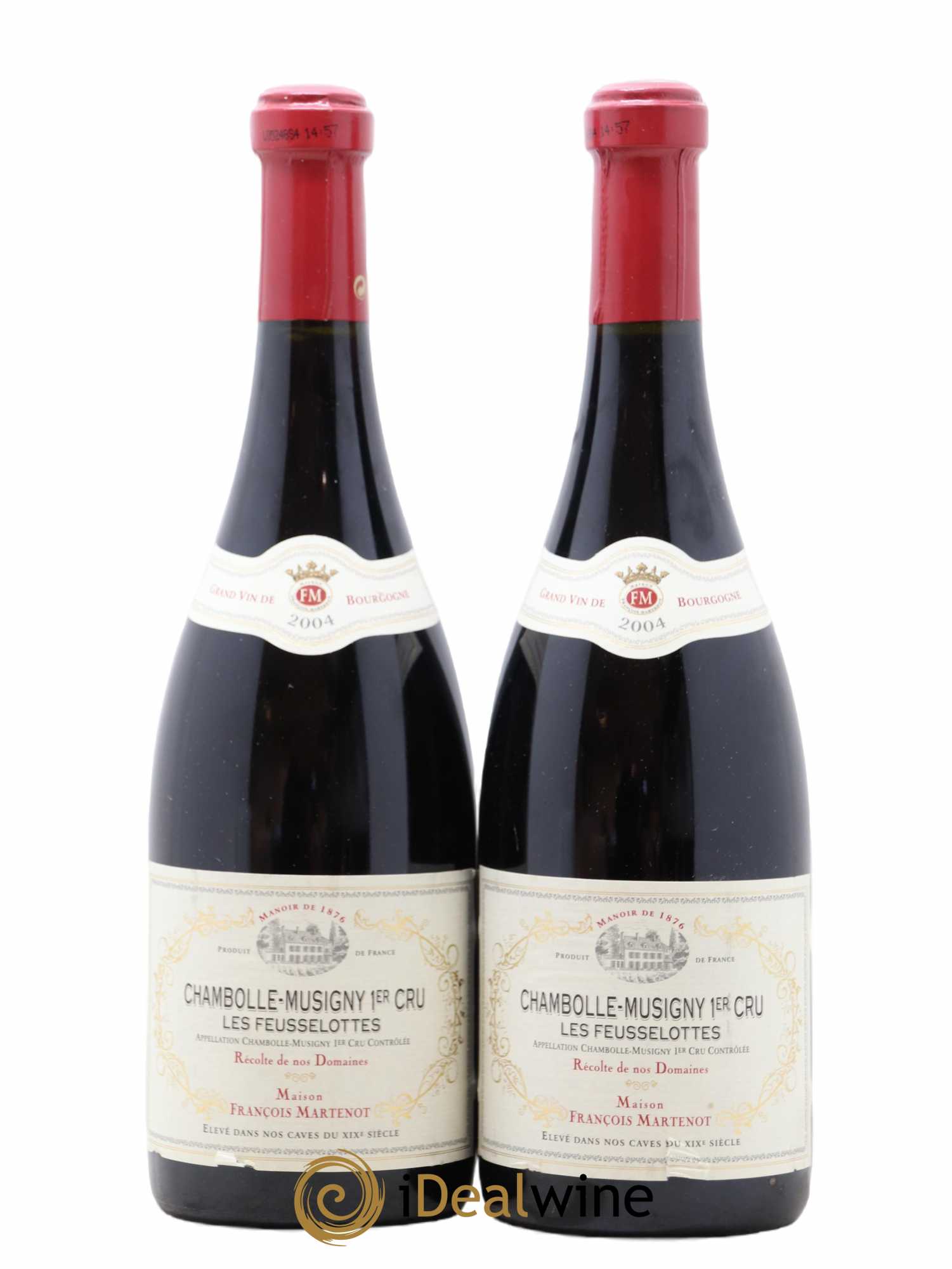 Chambolle-Musigny 1er Cru Les Feusselottes François Martenot 2004 - Posten von 2 Flaschen - 0