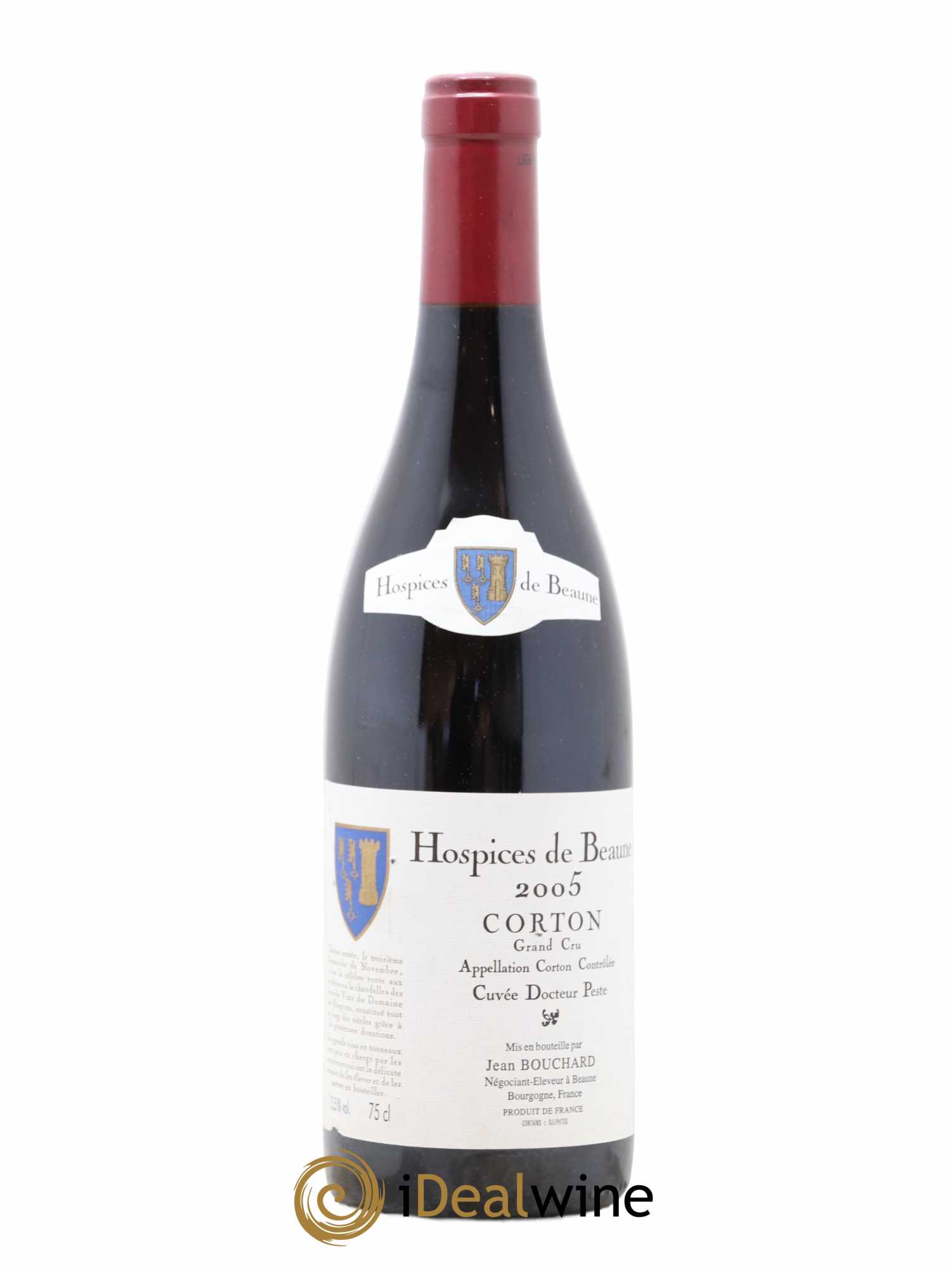 Corton Grand Cru Cuvee Docteur Peste Hospice De Beaune Jean Bouchard 2005 - Posten von 1 Flasche - 0
