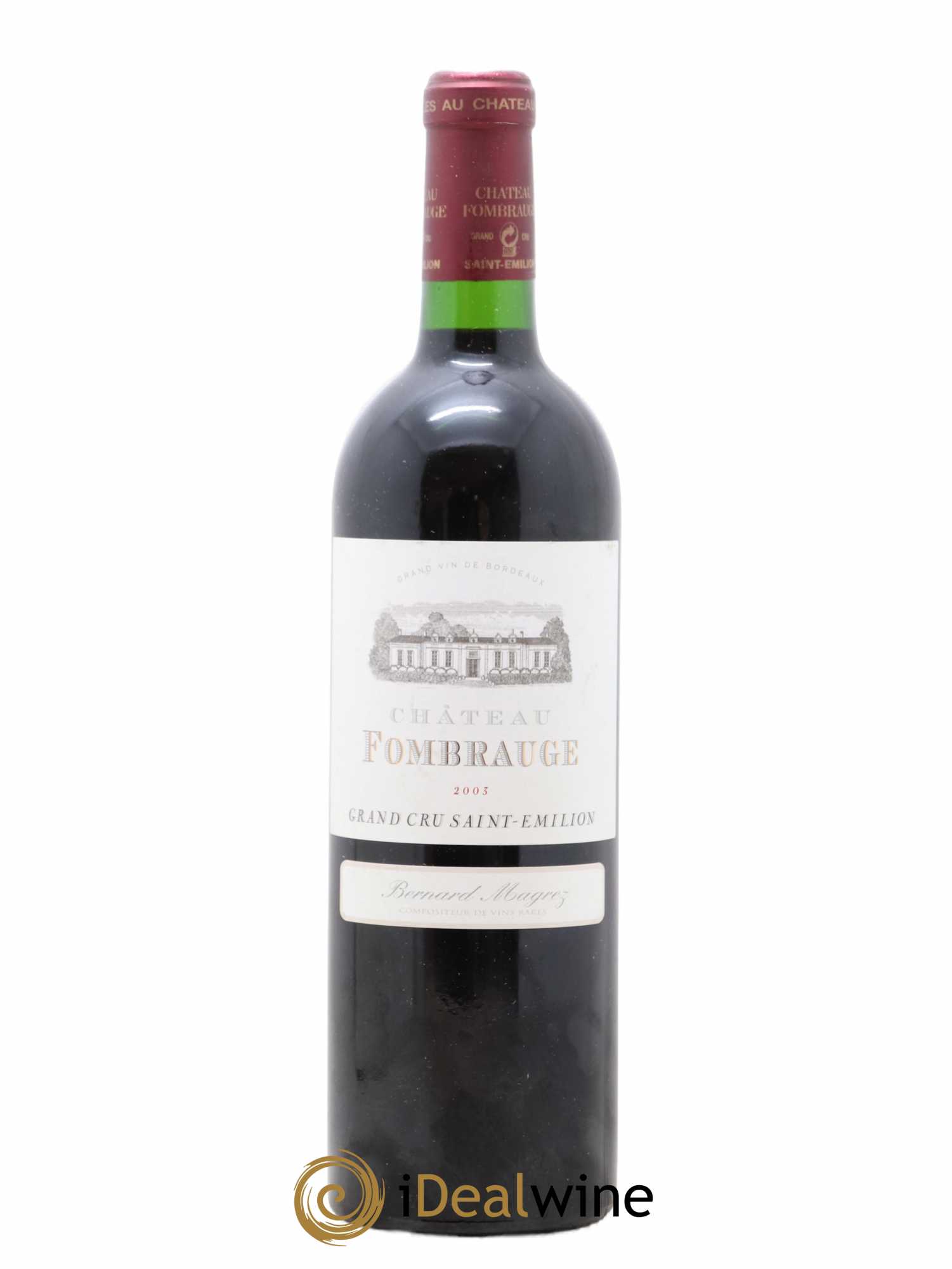 Château Fombrauge Grand Cru Classé 2003 - Lot de 1 bouteille - 0