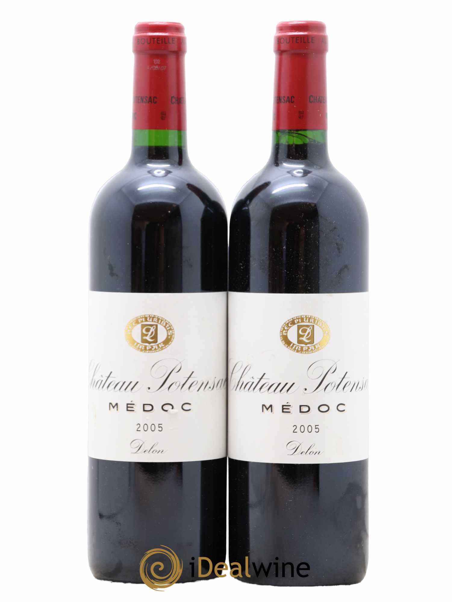 Château Potensac (no reserve) 2005 - Lot of 2 bottles - 0