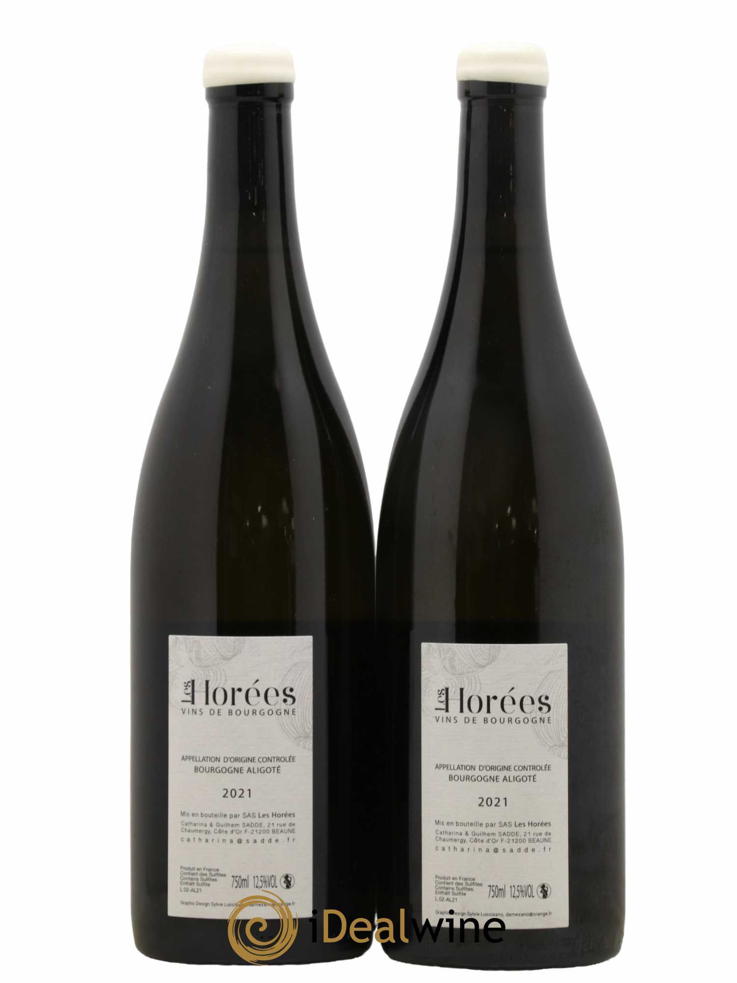 Bourgogne Aligoté En Coulezain Les Horées 2021 - Lot de 2 bouteilles - 1