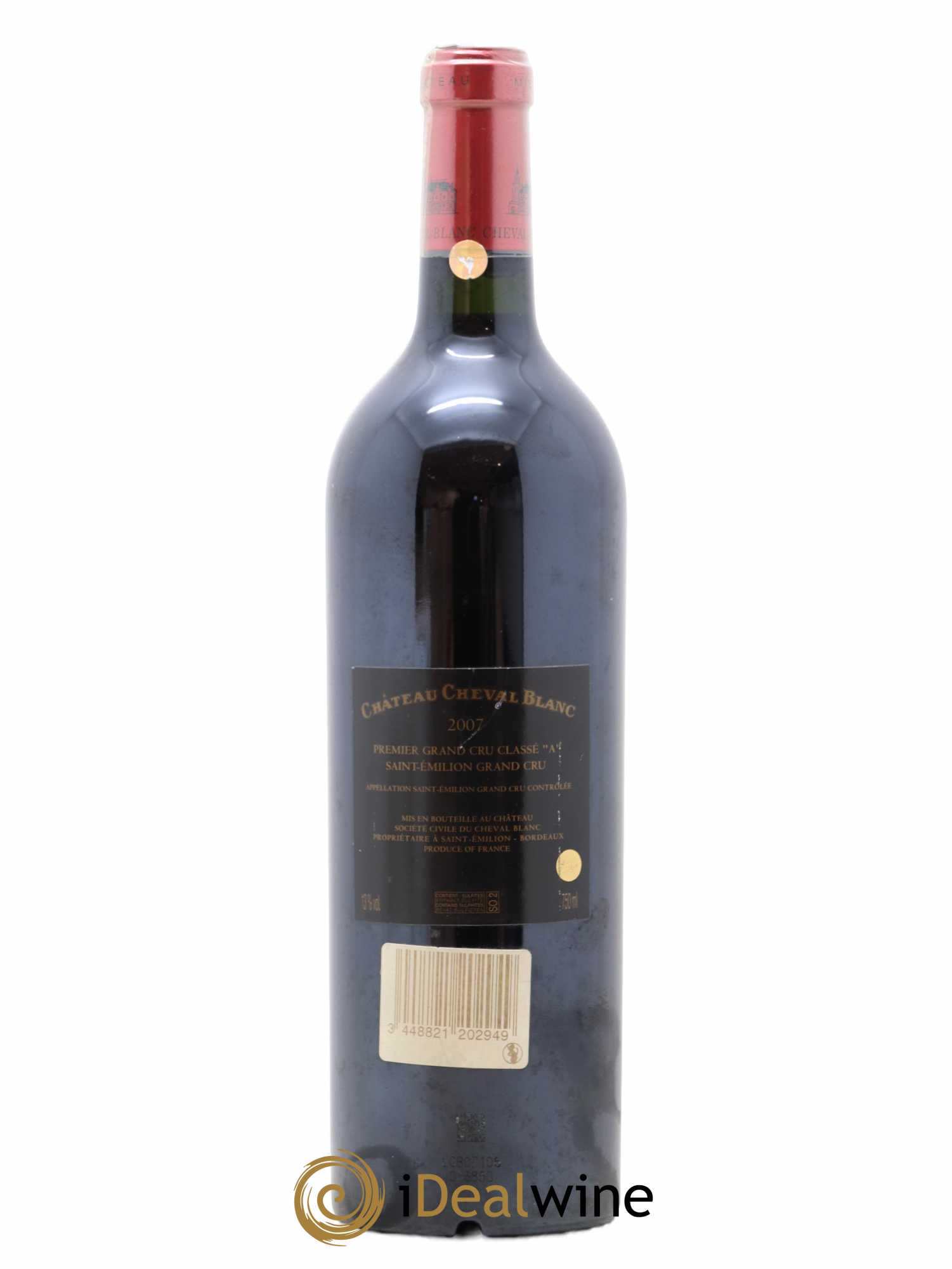 Château Cheval Blanc 1er Grand Cru Classé A 2007 - Lot de 1 bouteille - 1