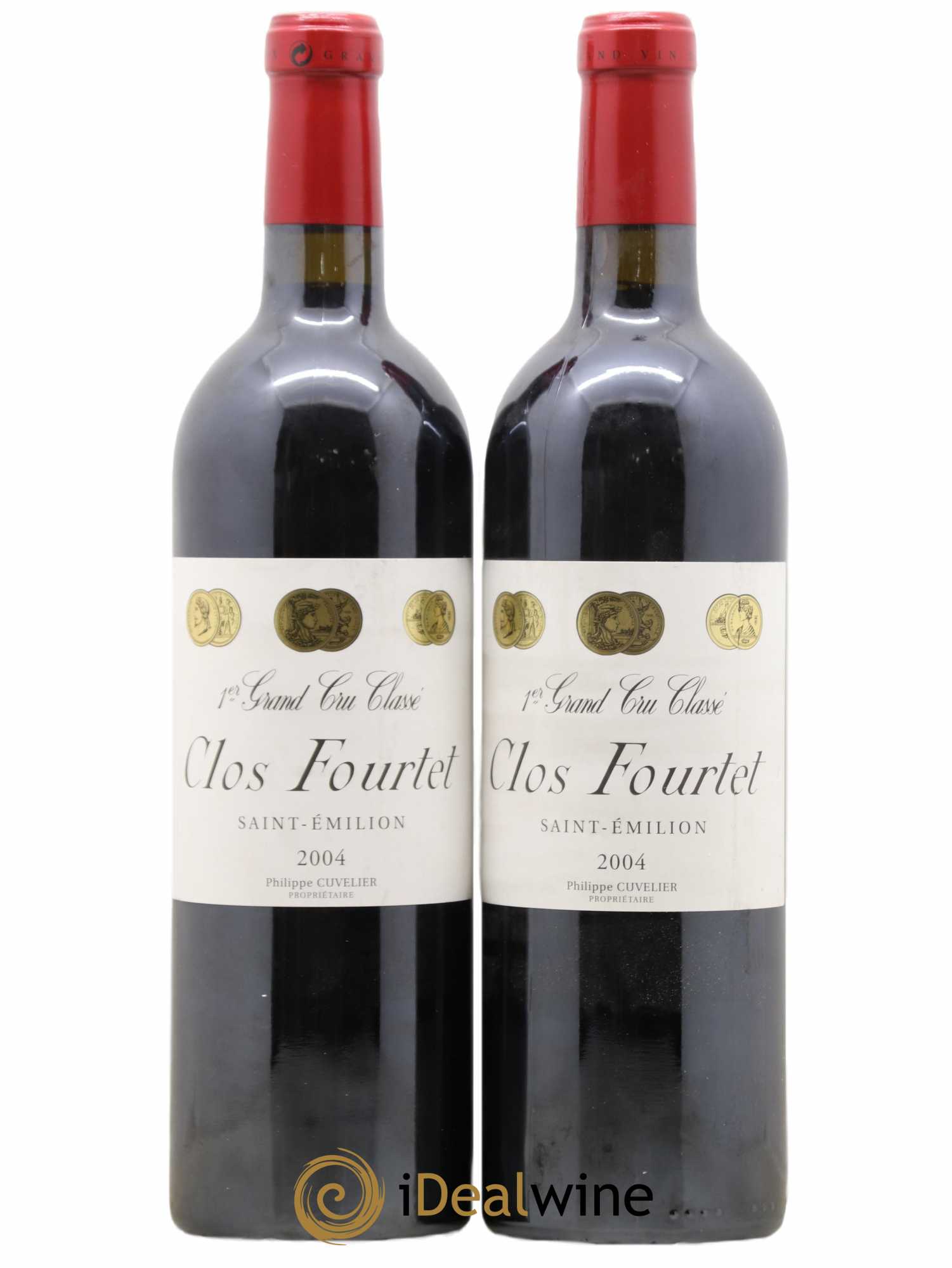 Clos Fourtet 1er Grand Cru Classé B 2004 - Lot de 2 bouteilles - 0