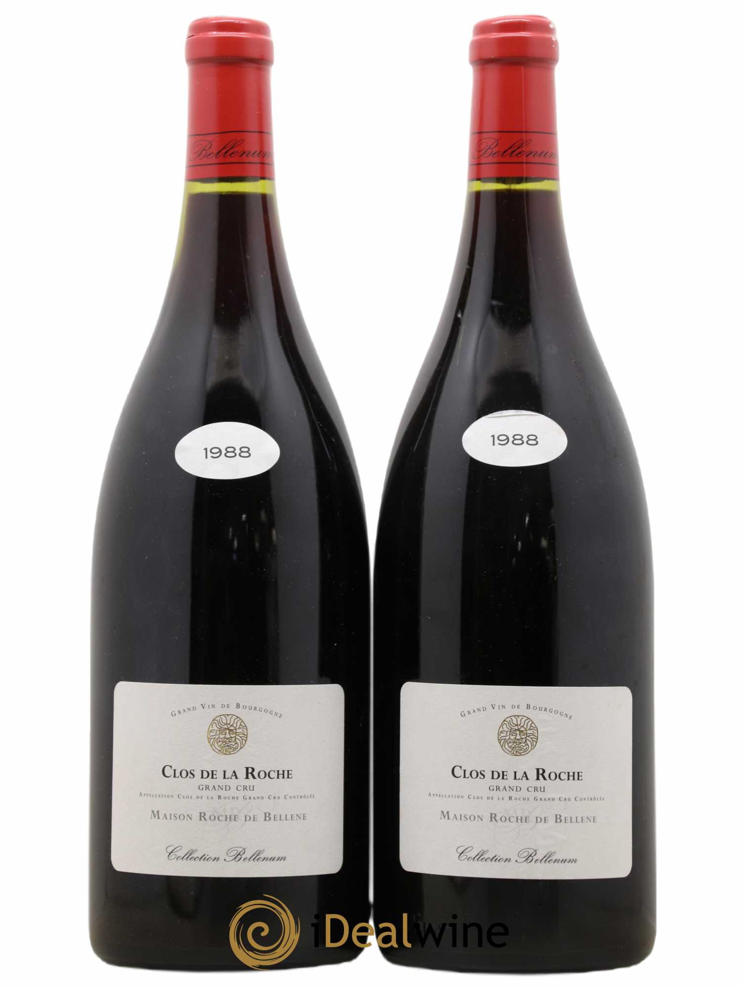 Clos de la Roche Grand Cru Maison Roche de Bellene 1988 - Lot de 2 magnums - 0
