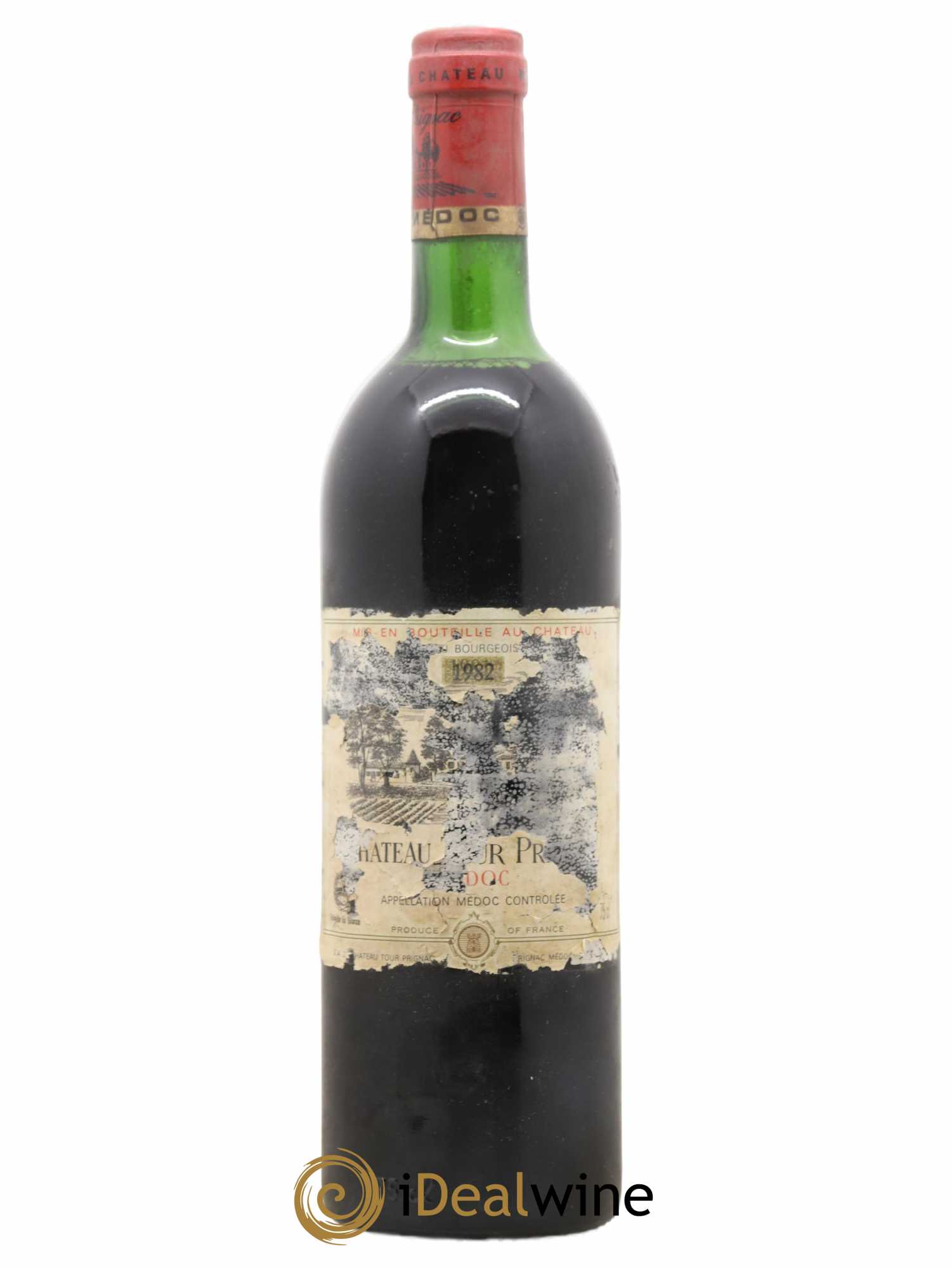 Château Tour Prignac Cru Bourgeois 1982 - Lot de 1 bouteille - 0
