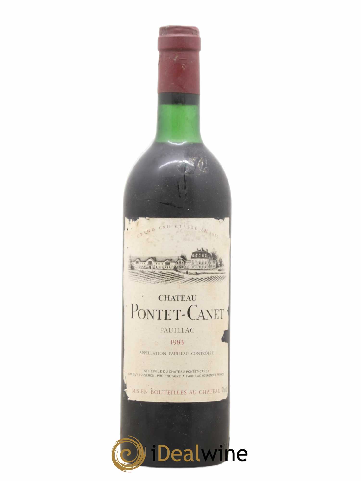 Château Pontet Canet 5ème Grand Cru Classé 1983 - Lot de 1 bouteille - 0