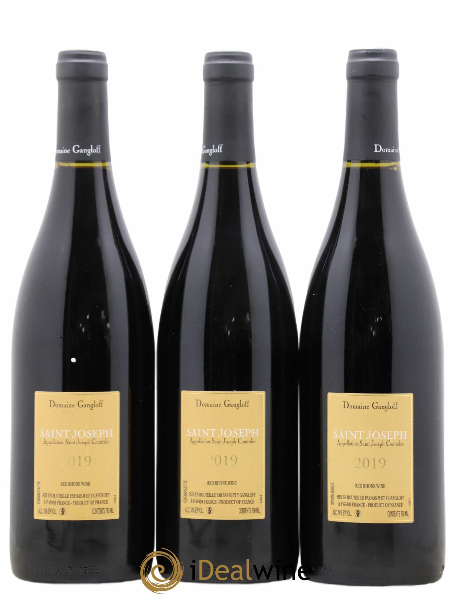 Saint-Joseph Gangloff (Domaine) 2019 - Lot de 3 bouteilles - 1